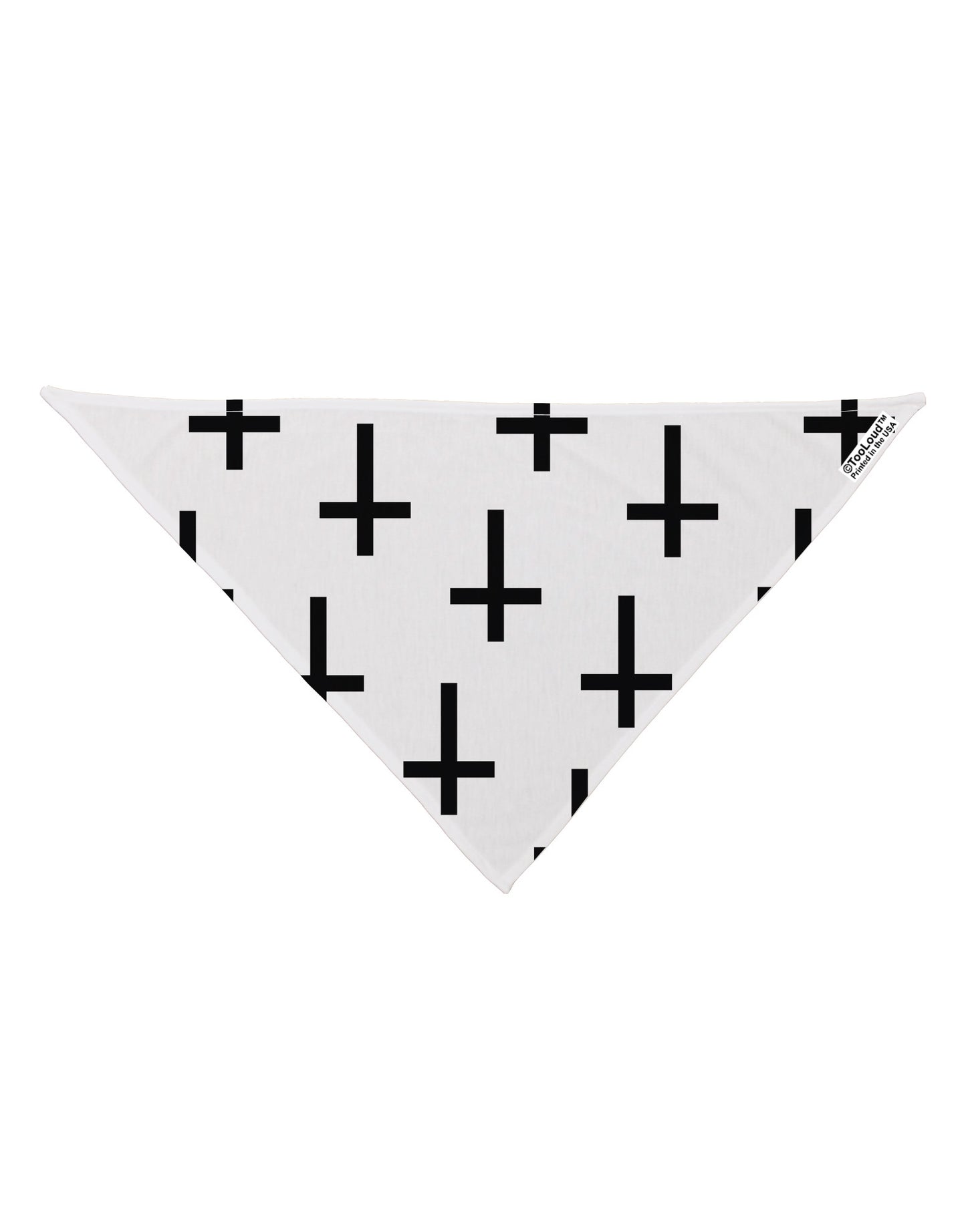 Inverted Crosses Dog Bandana 26" All Over Print-Dog Bandana-TooLoud-White-One-Size-Fits-Most-Davson Sales