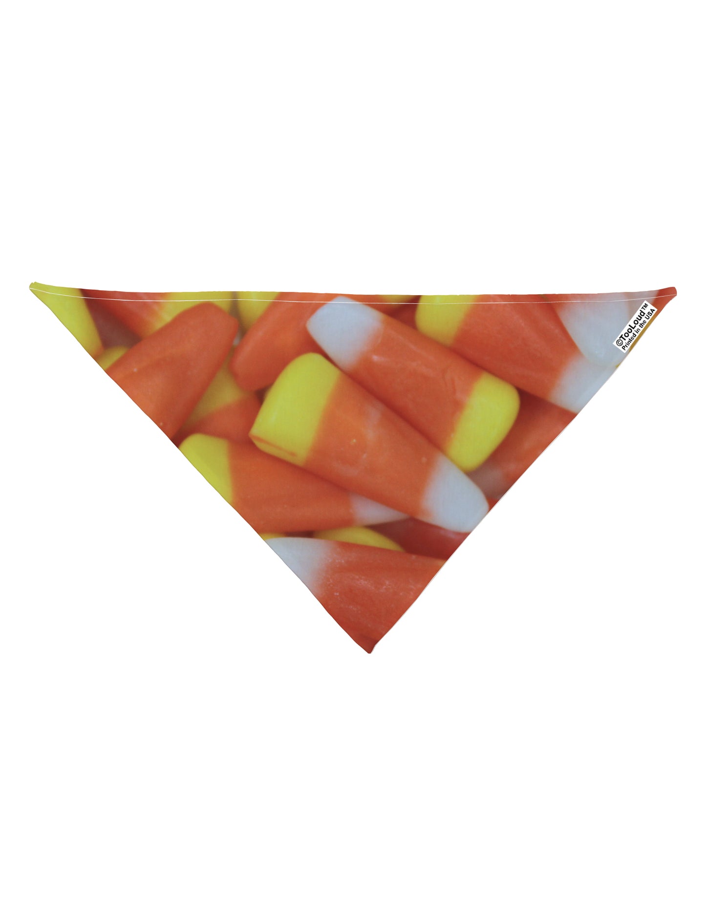 Candy Corn Dog Bandana 26" All Over Print by TooLoud-Dog Bandana-TooLoud-White-One-Size-Fits-Most-Davson Sales