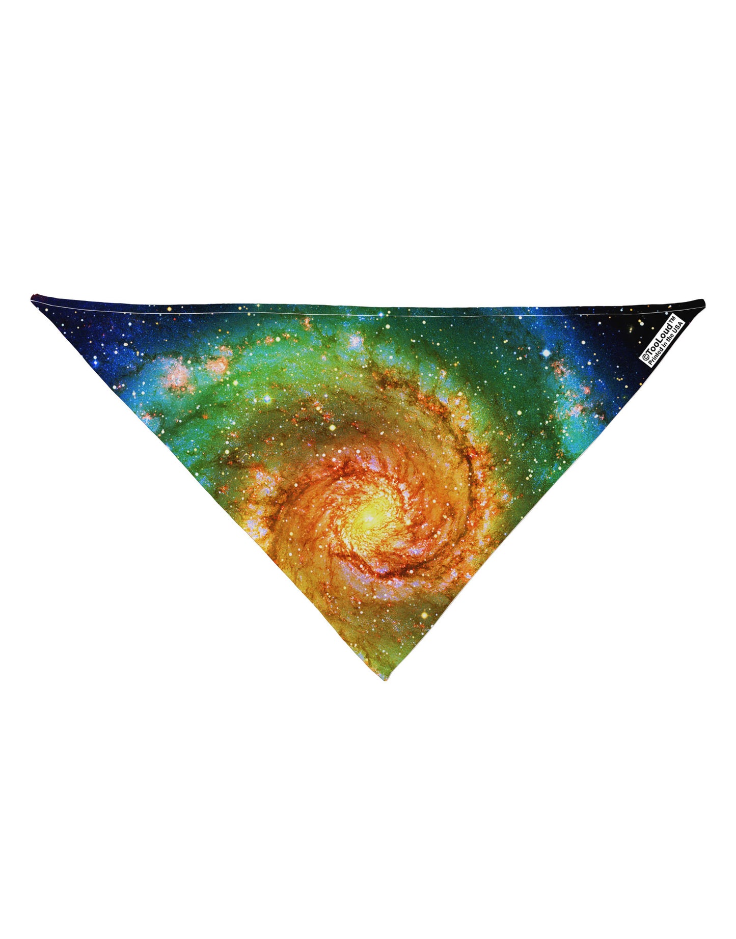 Rainbow Tie Dye Galaxy Dog Bandana 26" All Over Print-Dog Bandana-TooLoud-White-One-Size-Fits-Most-Davson Sales