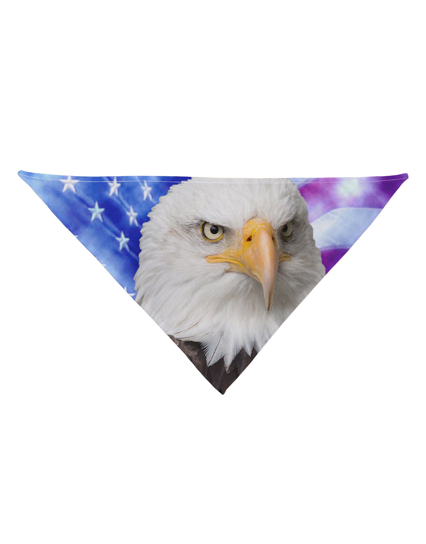 All American Eagle All Over Dog Bandana 26" All Over Print by TooLoud-Dog Bandana-TooLoud-White-One-Size-Fits-Most-Davson Sales