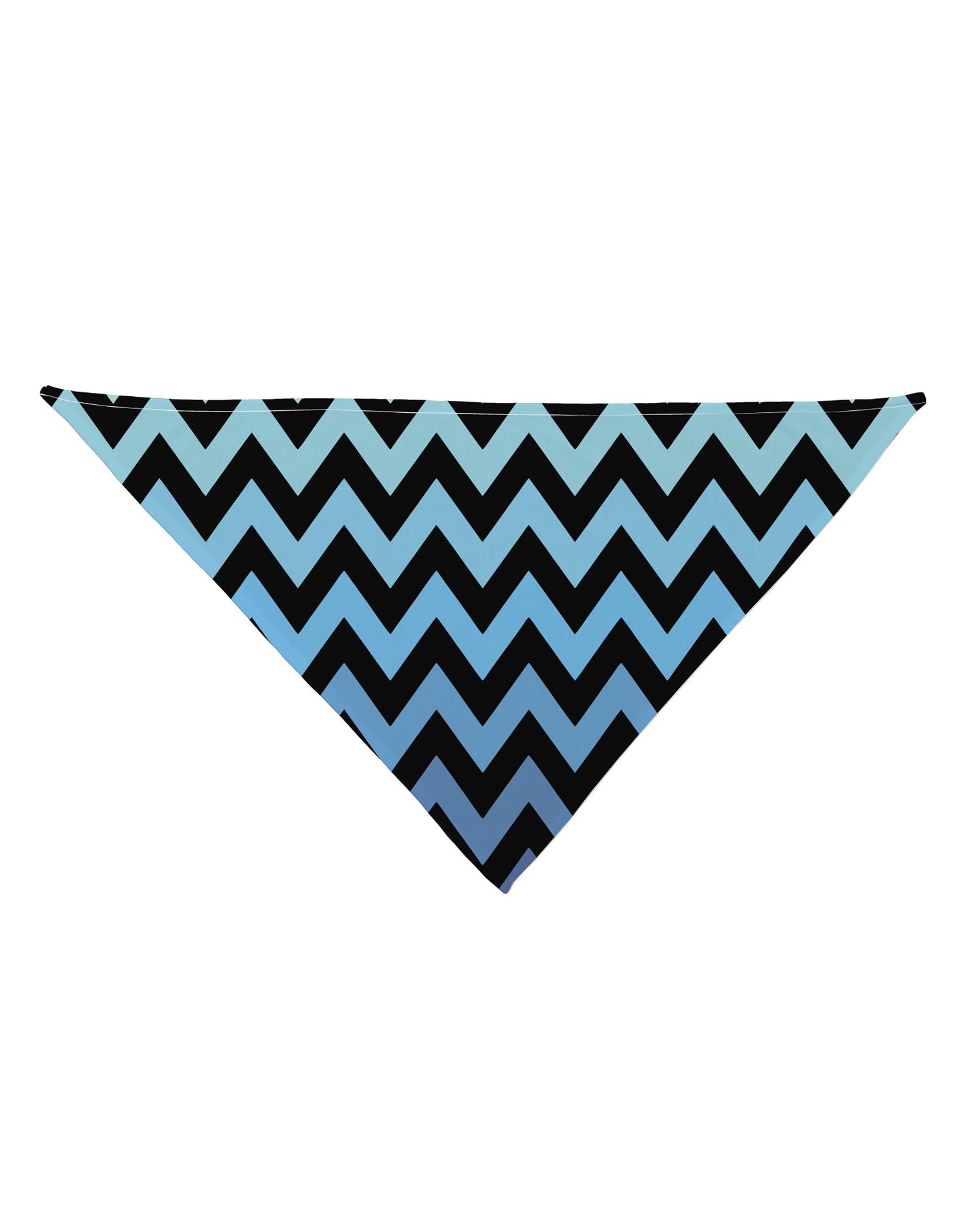 Cool Ocean Zig Zags Dog Bandana 26" All Over Print-Dog Bandana-TooLoud-White-One-Size-Fits-Most-Davson Sales
