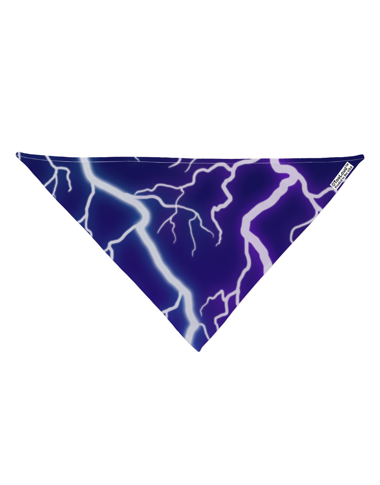 Lightning All Over Dog Bandana 26" All Over Print-Dog Bandana-TooLoud-White-One-Size-Fits-Most-Davson Sales