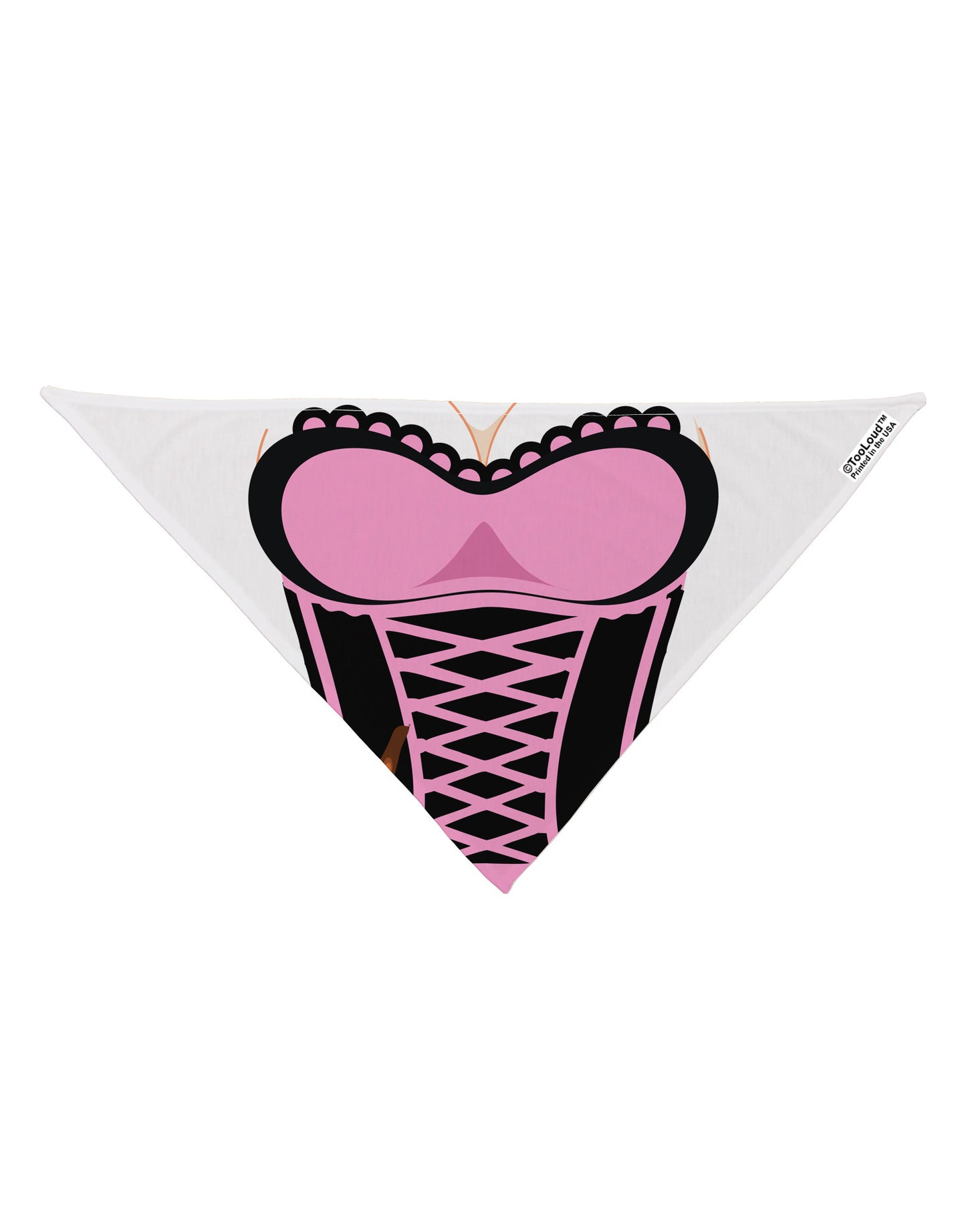 French Maid Pink AOP Dog Bandana 26" All Over Print-Dog Bandana-TooLoud-White-One-Size-Fits-Most-Davson Sales