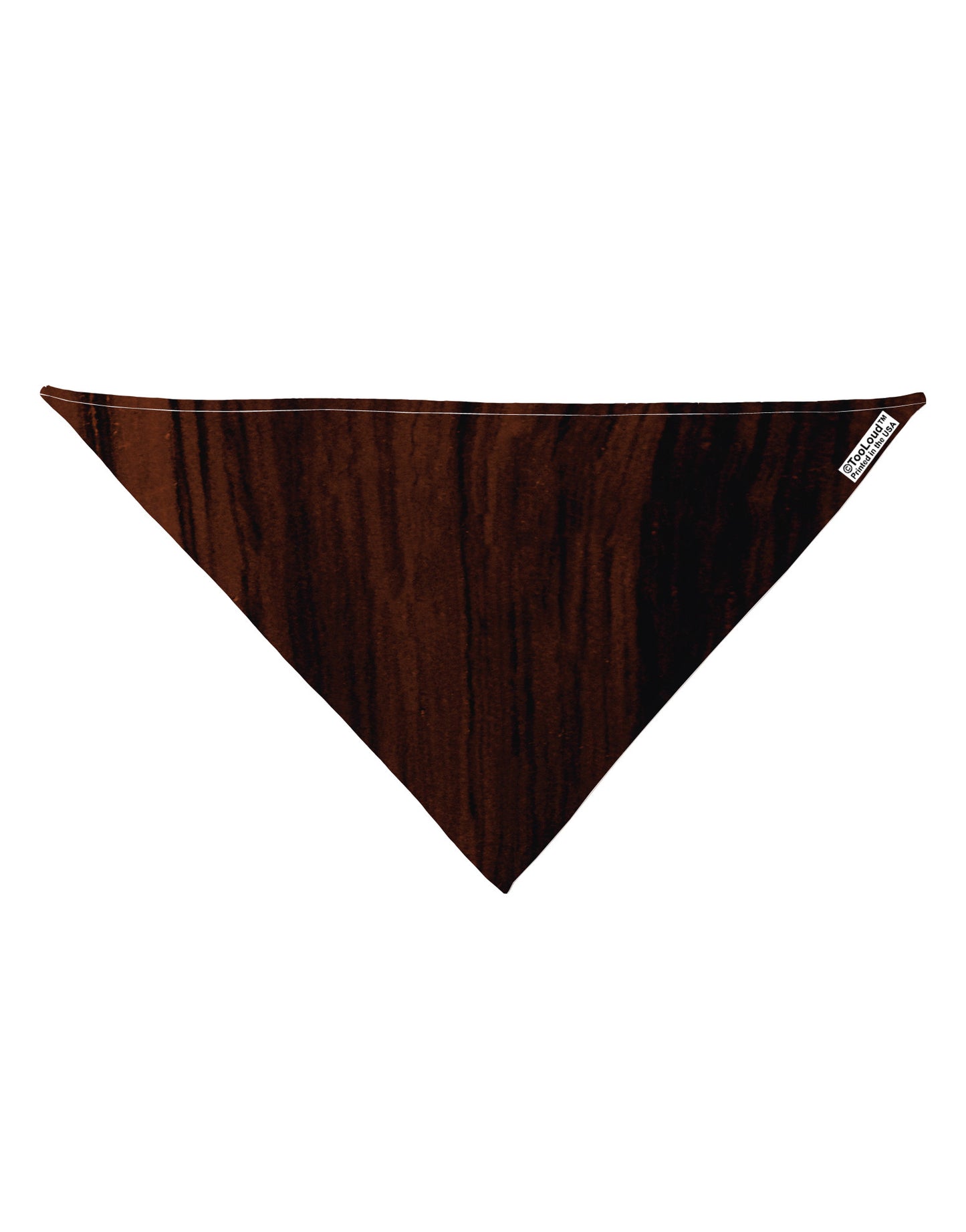 Dark Wood Look Dog Bandana 26" All Over Print by-Dog Bandana-TooLoud-White-One-Size-Fits-Most-Davson Sales