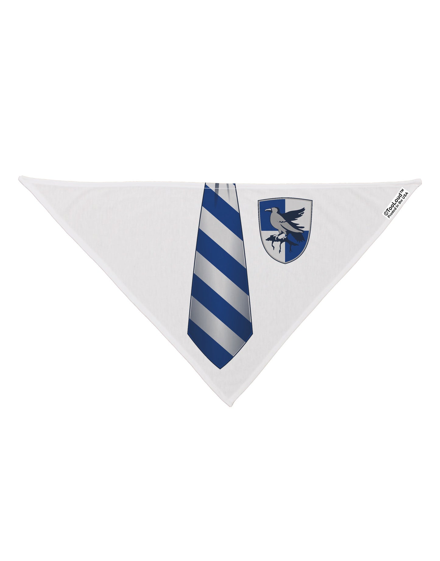 Wizard Uniform Blue and Silver AOP Dog Bandana 26" All Over Print-Dog Bandana-TooLoud-White-One-Size-Fits-Most-Davson Sales