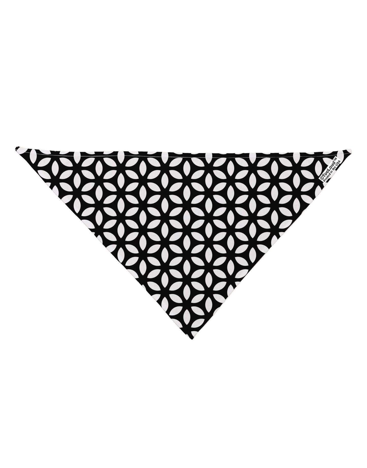 Tetra Circle Tesseract Dog Bandana 26" All Over Print-Dog Bandana-TooLoud-White-One-Size-Fits-Most-Davson Sales