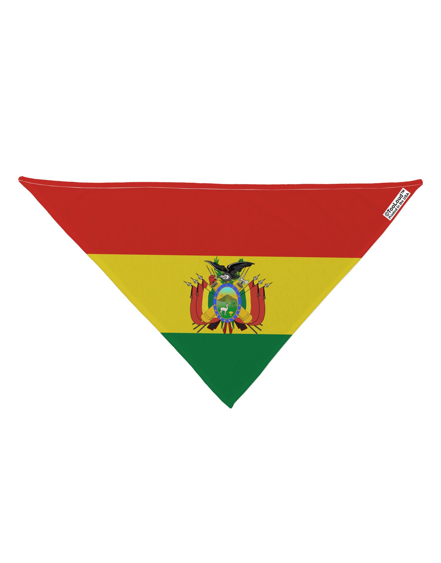Bolivia Flag AOP Dog Bandana 26" All Over Print-Dog Bandana-TooLoud-White-One-Size-Fits-Most-Davson Sales
