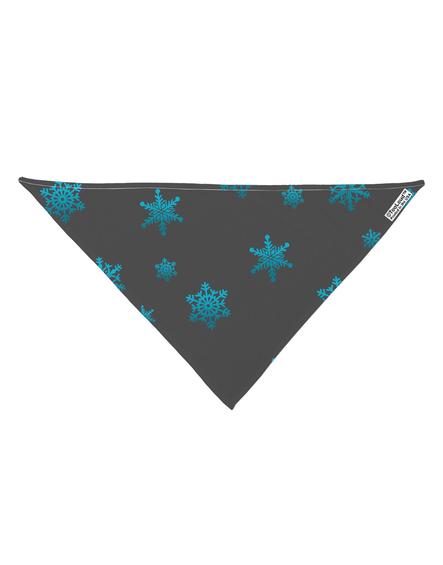 Snowflakes AOP Dog Bandana 26" All Over Print-Dog Bandana-TooLoud-White-One-Size-Fits-Most-Davson Sales