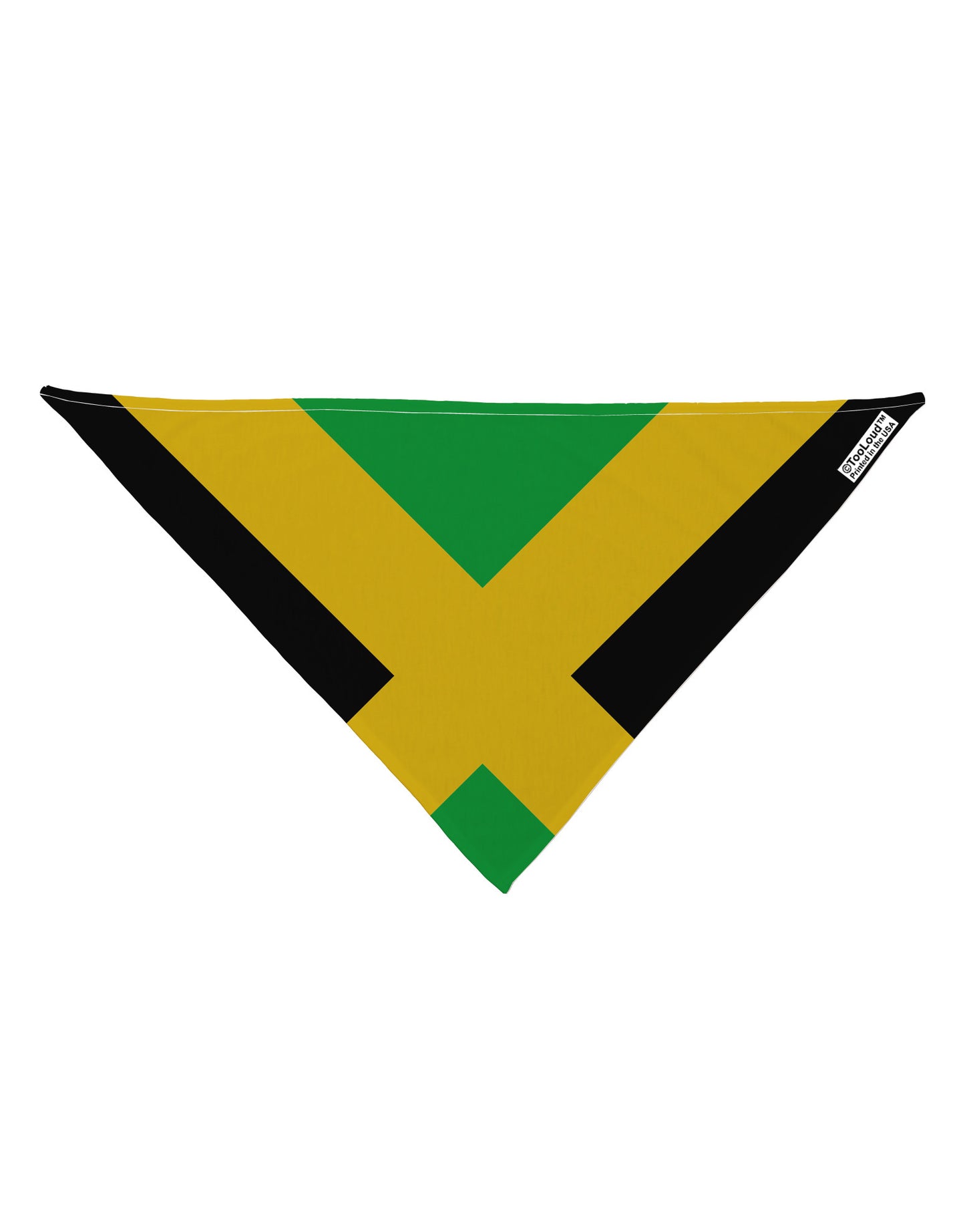 Jamaica Flag AOP Dog Bandana 26" All Over Print-Dog Bandana-TooLoud-White-One-Size-Fits-Most-Davson Sales