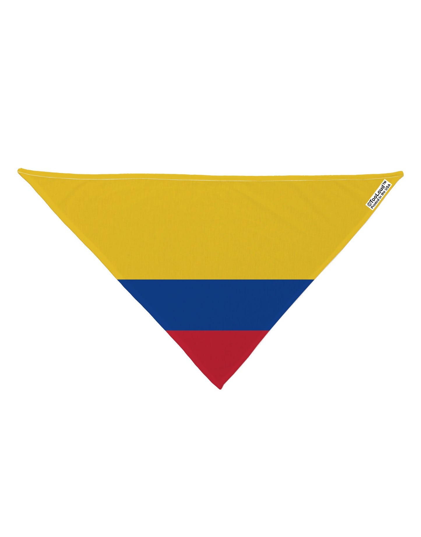 Colombia Flag AOP Dog Bandana 26" All Over Print-Dog Bandana-TooLoud-White-One-Size-Fits-Most-Davson Sales