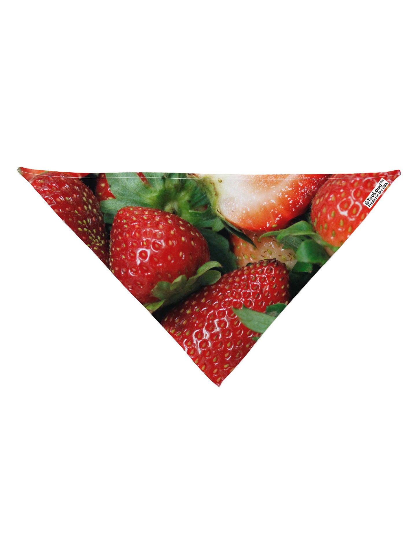 Strawberries All Over Dog Bandana 26" All Over Print-Dog Bandana-TooLoud-White-One-Size-Fits-Most-Davson Sales