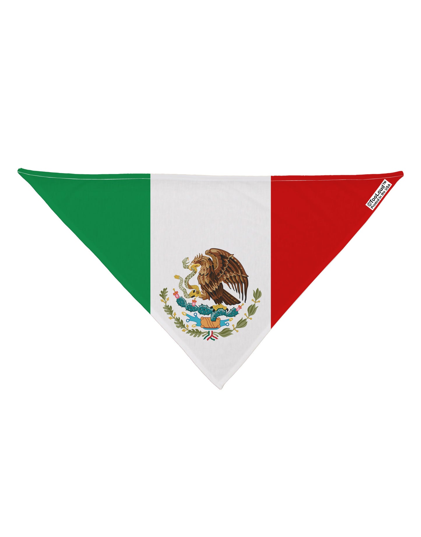 Mexico Flag AOP Dog Bandana 26" All Over Print-Dog Bandana-TooLoud-White-One-Size-Fits-Most-Davson Sales