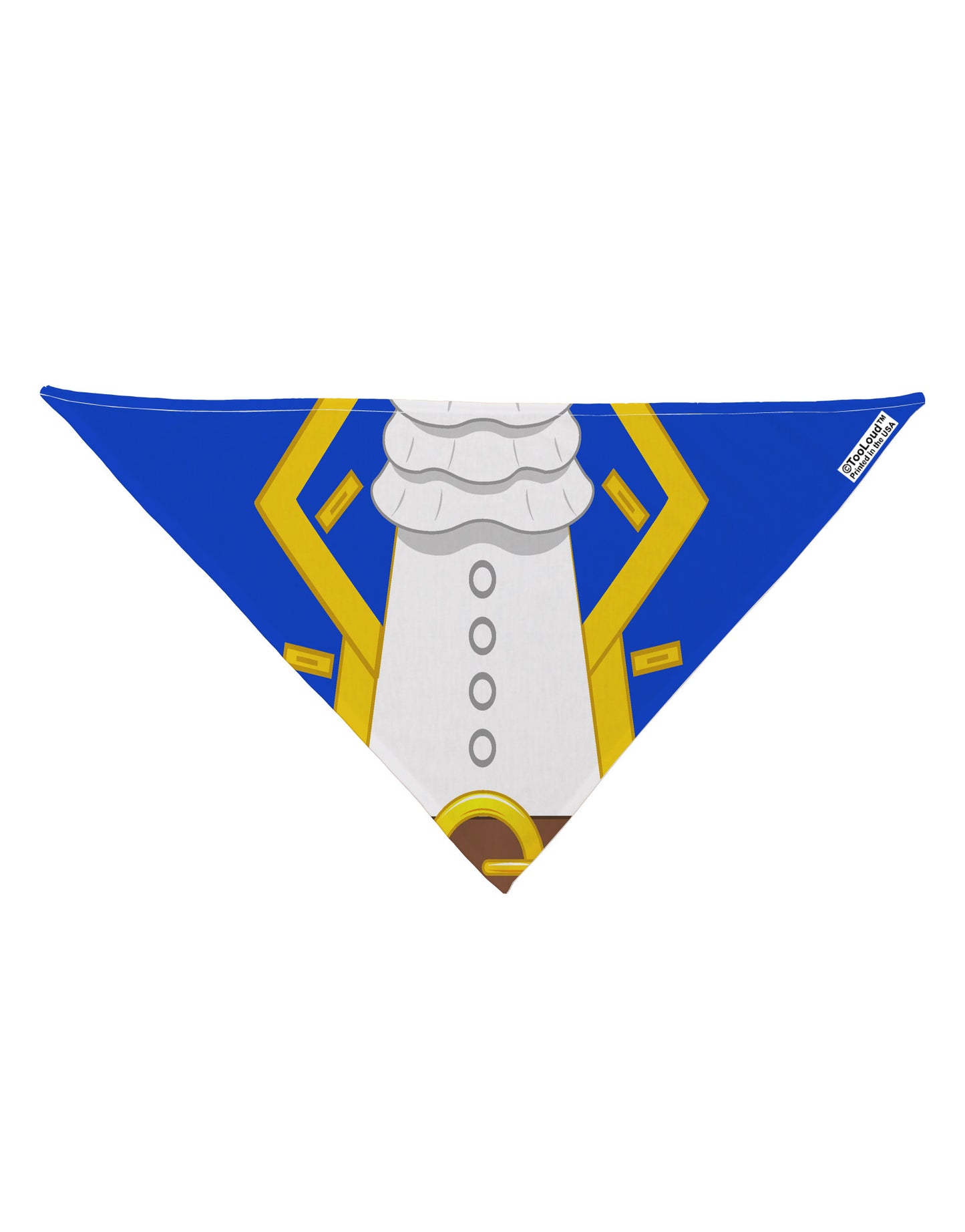 Pirate Captain Costume - Blue Dog Bandana 26" All Over Print-Dog Bandana-TooLoud-White-One-Size-Fits-Most-Davson Sales