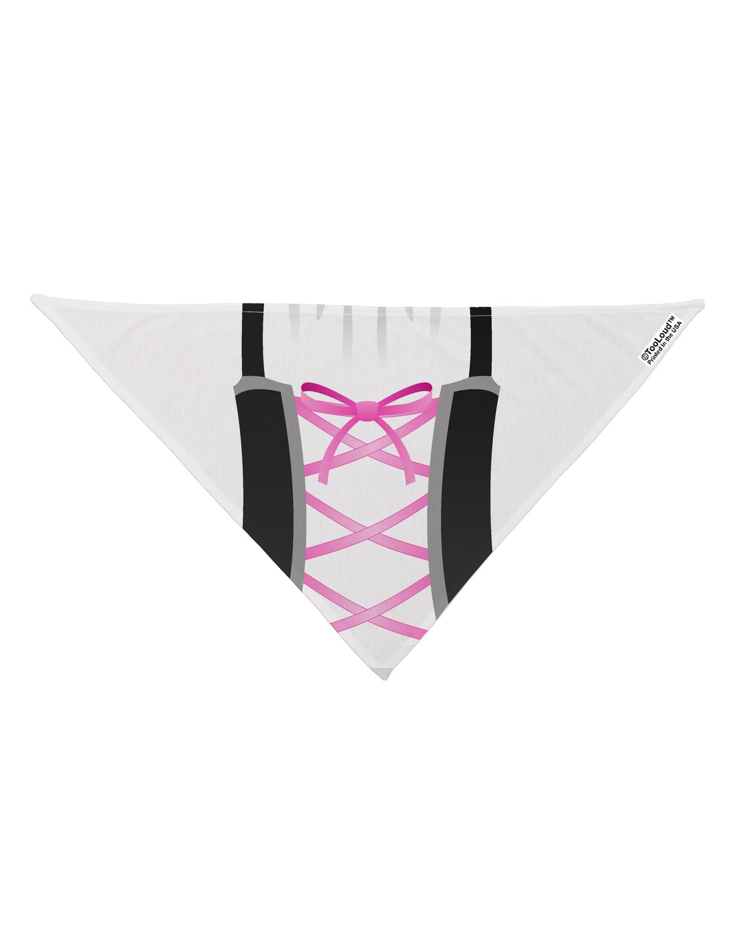 Dirndl Costume Black Dog Bandana 26" All Over Print-Dog Bandana-TooLoud-White-One-Size-Fits-Most-Davson Sales
