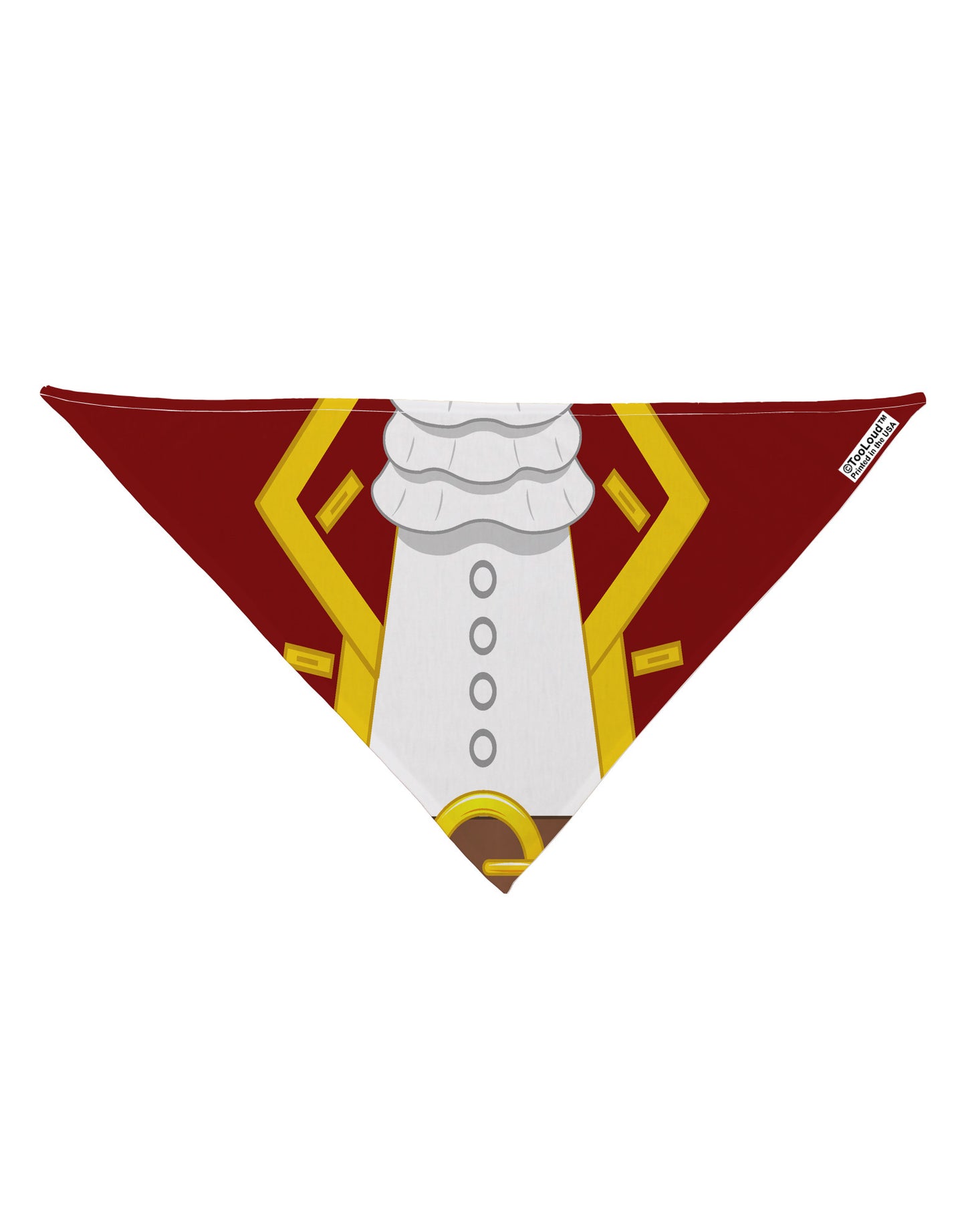 Pirate Captain Costume - Red Dog Bandana 26" All Over Print-Dog Bandana-TooLoud-White-One-Size-Fits-Most-Davson Sales