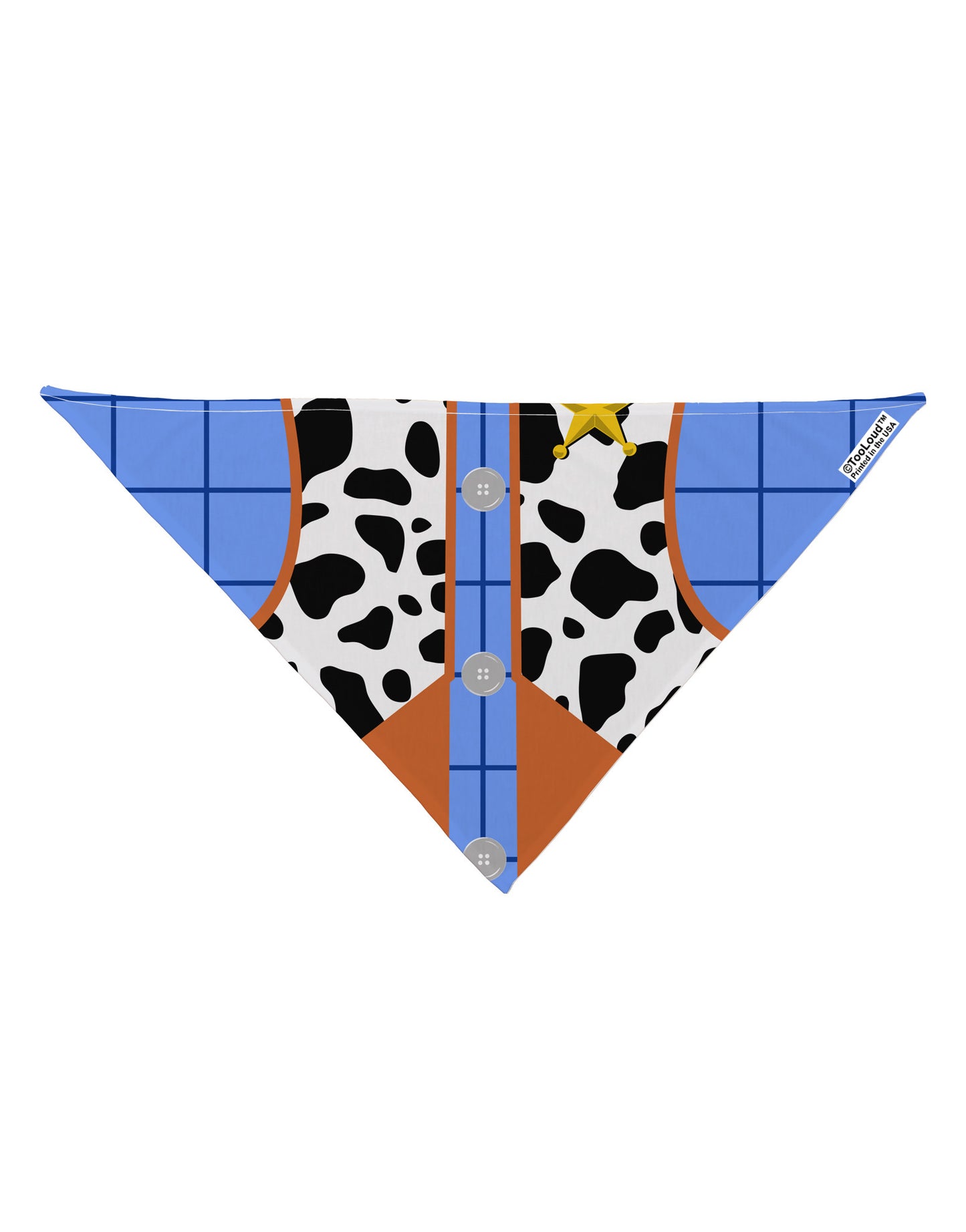 Cowboy Blue AOP Dog Bandana 26" All Over Print-Dog Bandana-TooLoud-White-One-Size-Fits-Most-Davson Sales