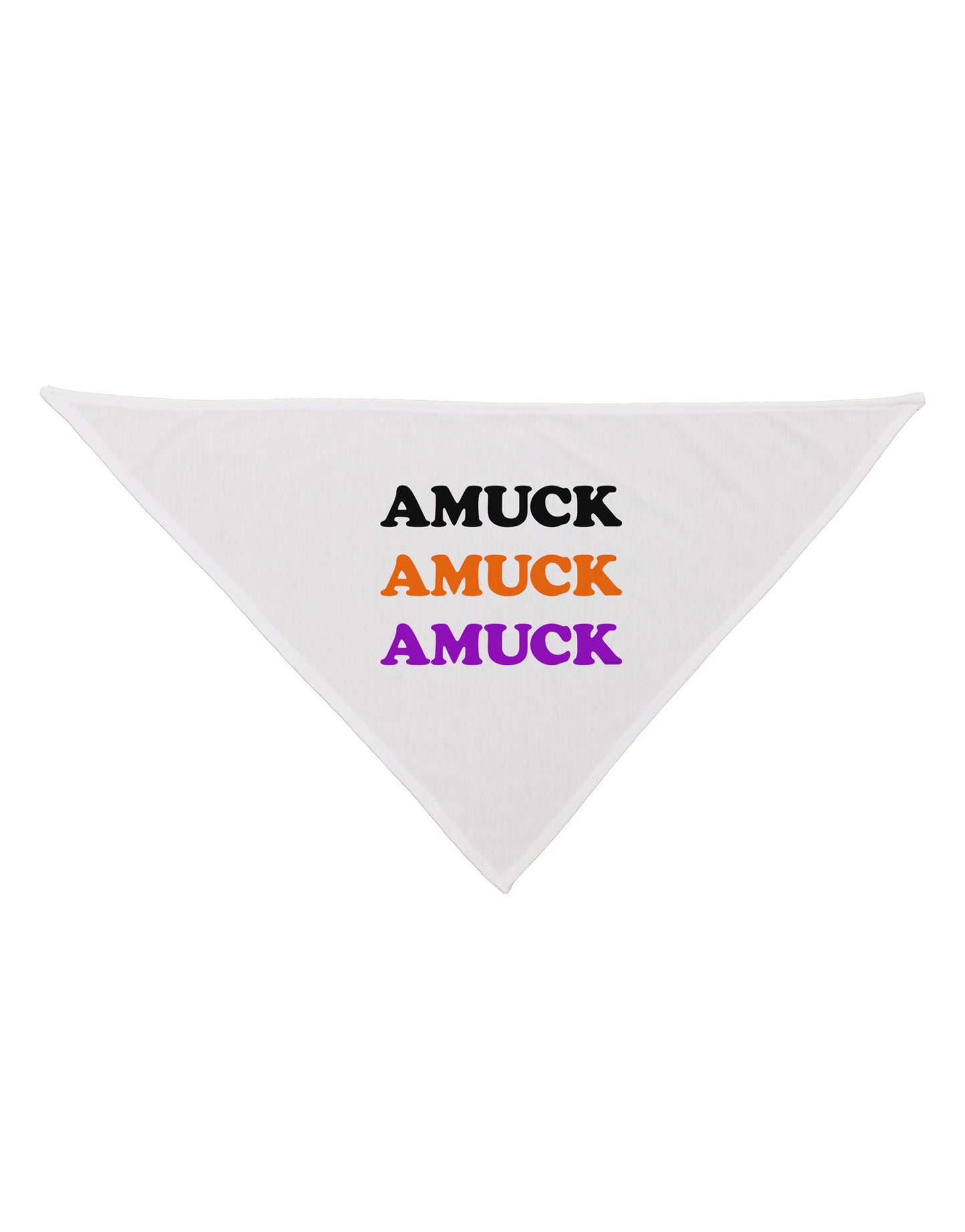 Amuck Amuck Amuck Halloween Dog Bandana 26-Dog Bandana-TooLoud-White-One-Size-Fits-Most-Davson Sales