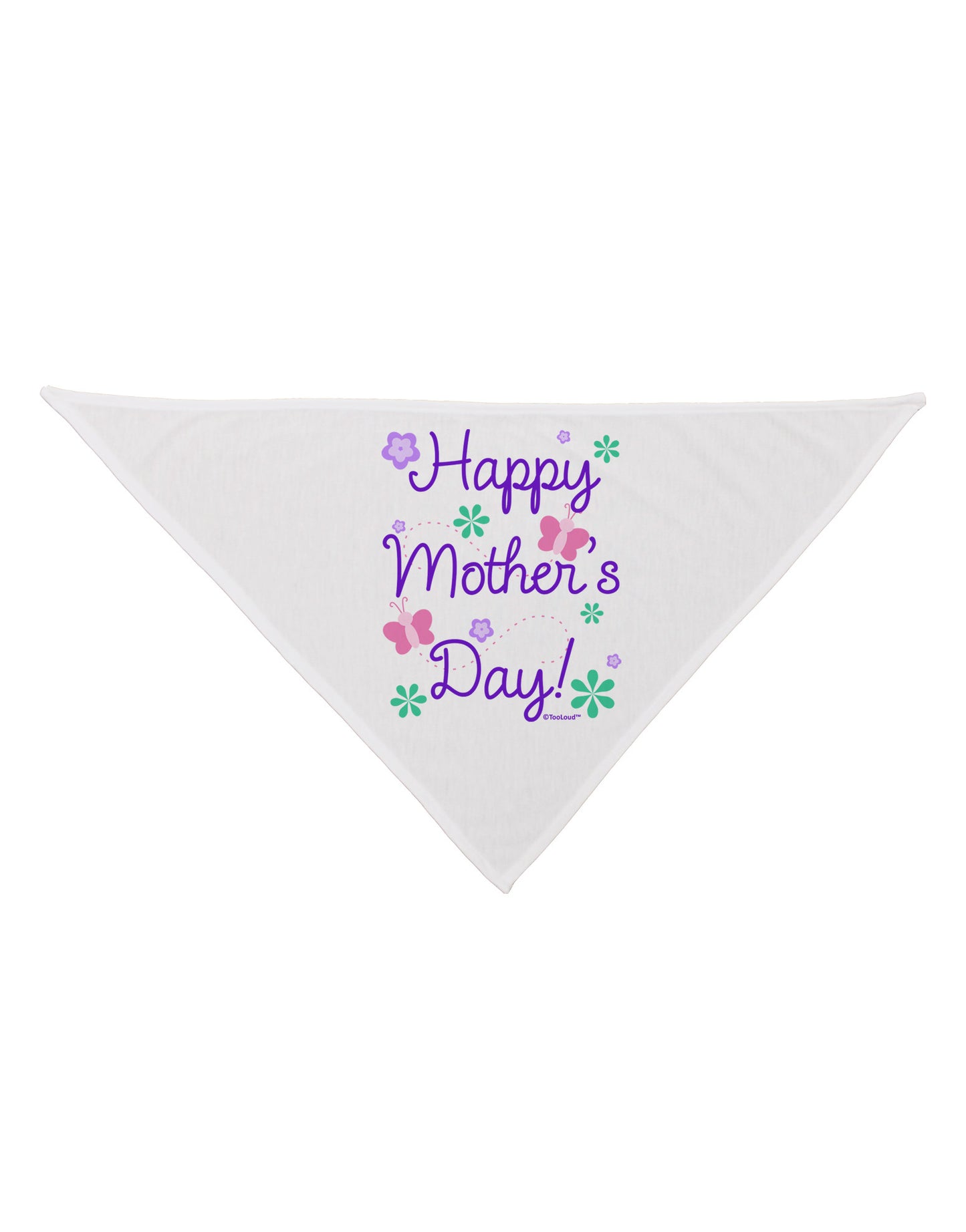 Happy Mother's Day Design Dog Bandana 26 by TooLoud-Dog Bandana-TooLoud-White-One-Size-Fits-Most-Davson Sales