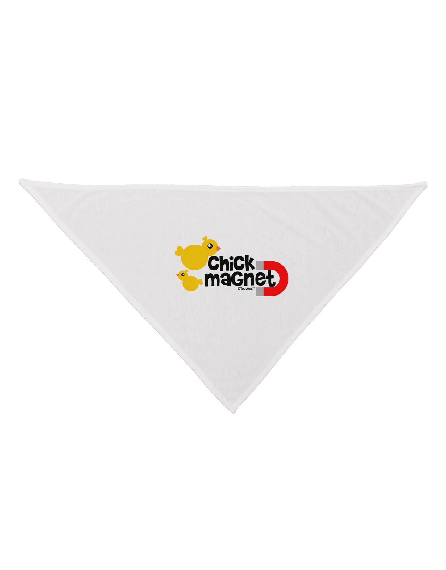 Cute Chick Magnet Design Dog Bandana 26-Dog Bandana-TooLoud-White-One-Size-Fits-Most-Davson Sales