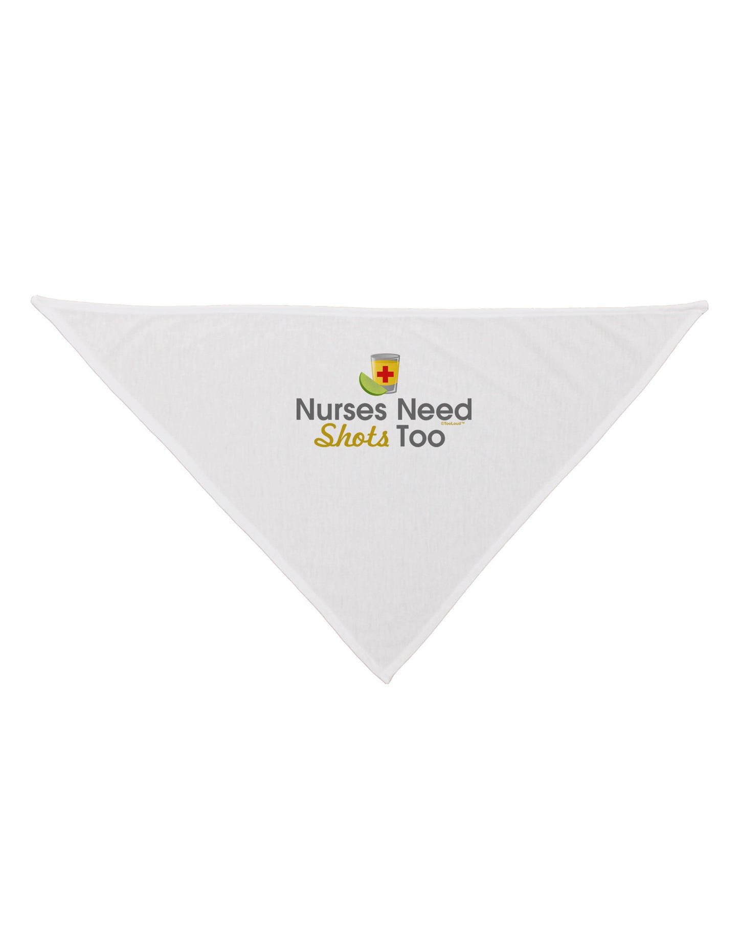 Nurses Need Shots Too Dog Bandana 26-Dog Bandana-TooLoud-White-One-Size-Fits-Most-Davson Sales
