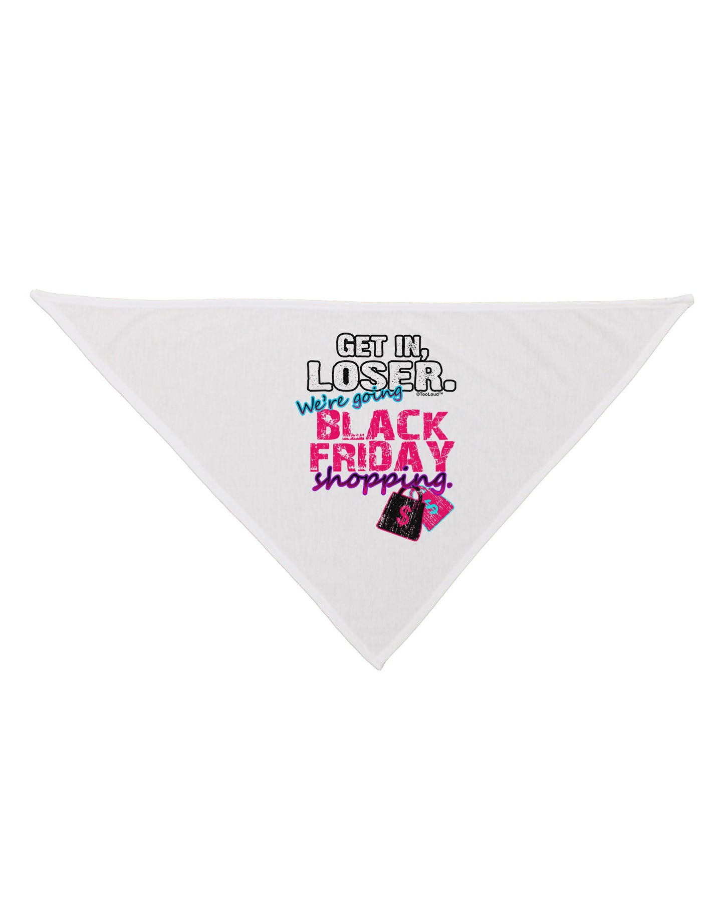 TooLoud We're going Black Friday Shopping Dog Bandana 26-Dog Bandana-TooLoud-White-One-Size-Fits-Most-Davson Sales
