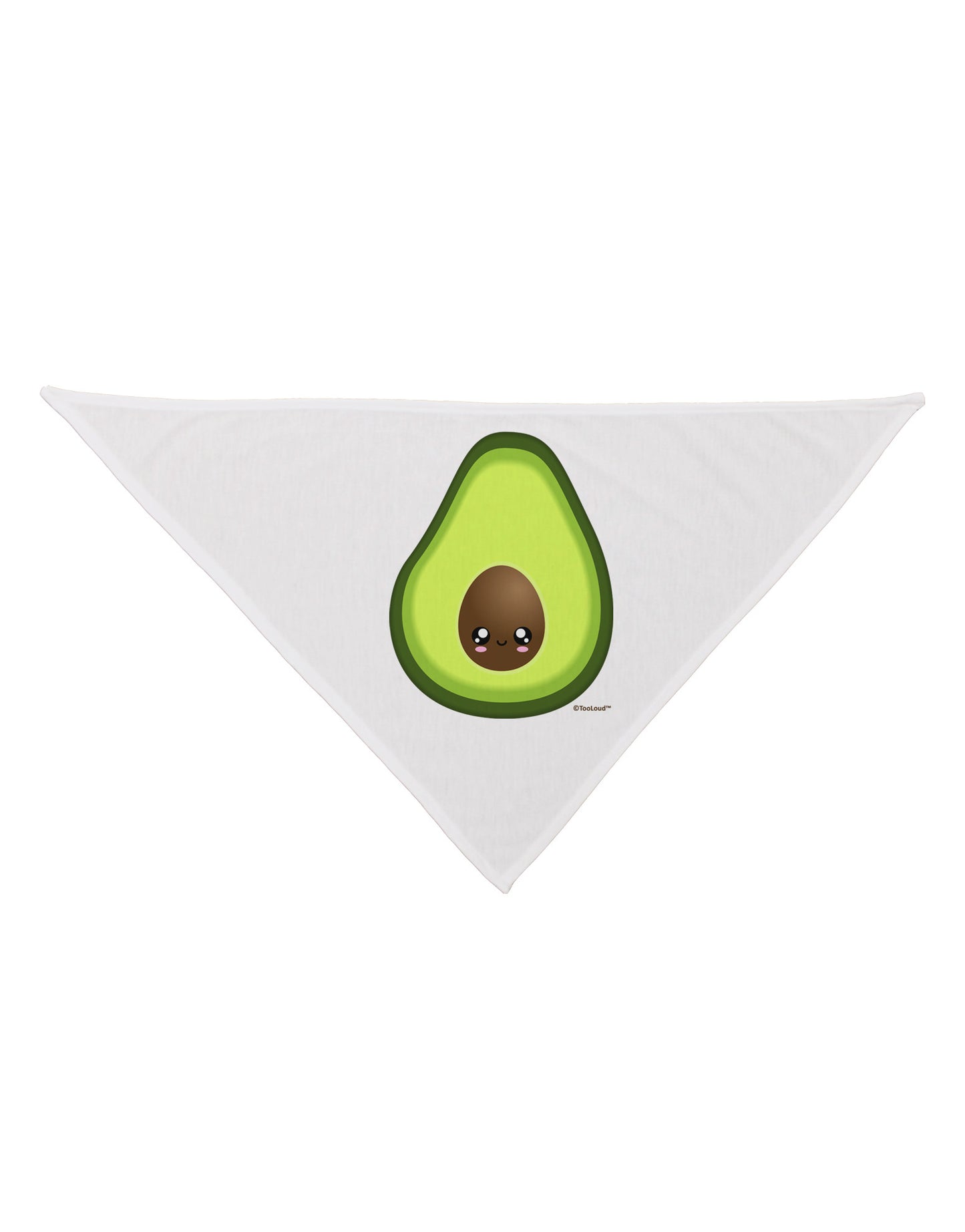 Cute Avocado Design Dog Bandana 26-Dog Bandana-TooLoud-White-One-Size-Fits-Most-Davson Sales
