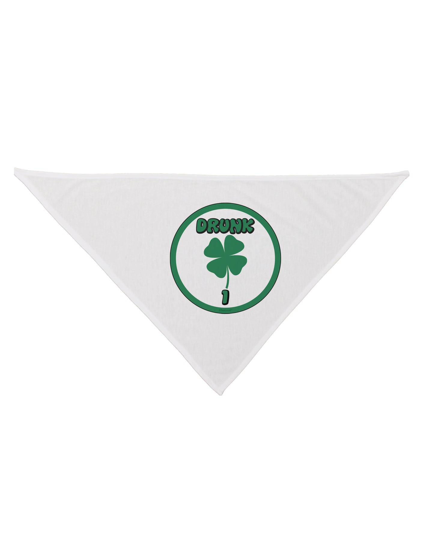 Drunk 1 Funny Dog Bandana 26 by TooLoud-TooLoud-White-One-Size-Fits-Most-Davson Sales