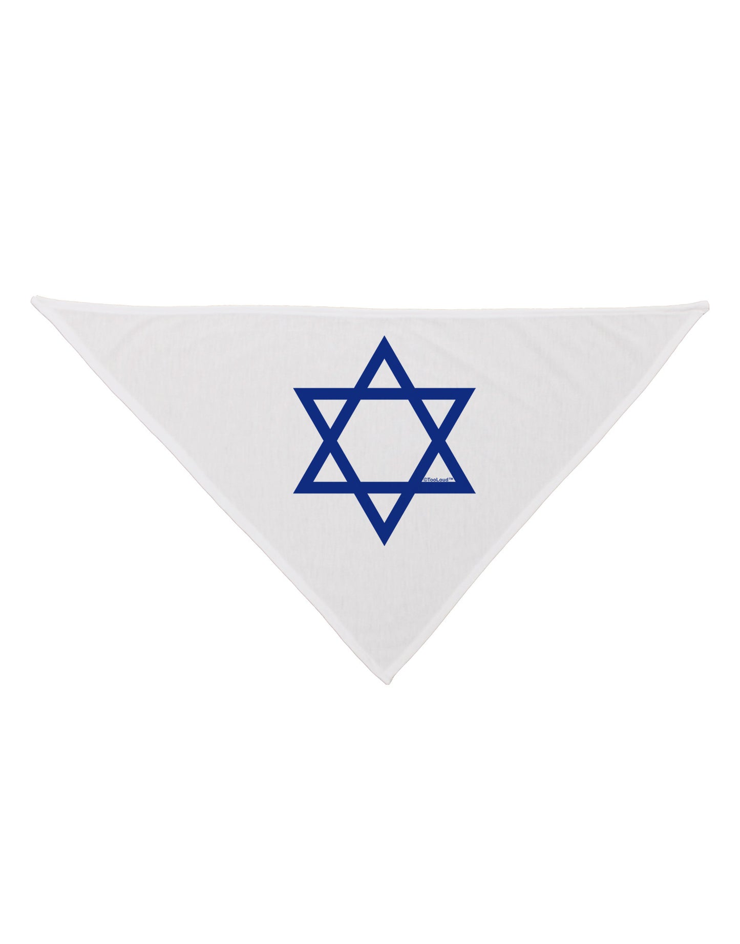 Jewish Star of David Dog Bandana 26 by TooLoud-Dog Bandana-TooLoud-White-One-Size-Fits-Most-Davson Sales