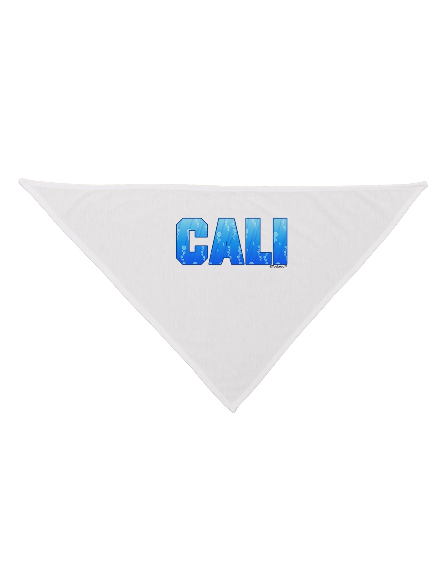 Cali Ocean Bubbles Dog Bandana 26 by TooLoud-Dog Bandana-TooLoud-White-One-Size-Fits-Most-Davson Sales