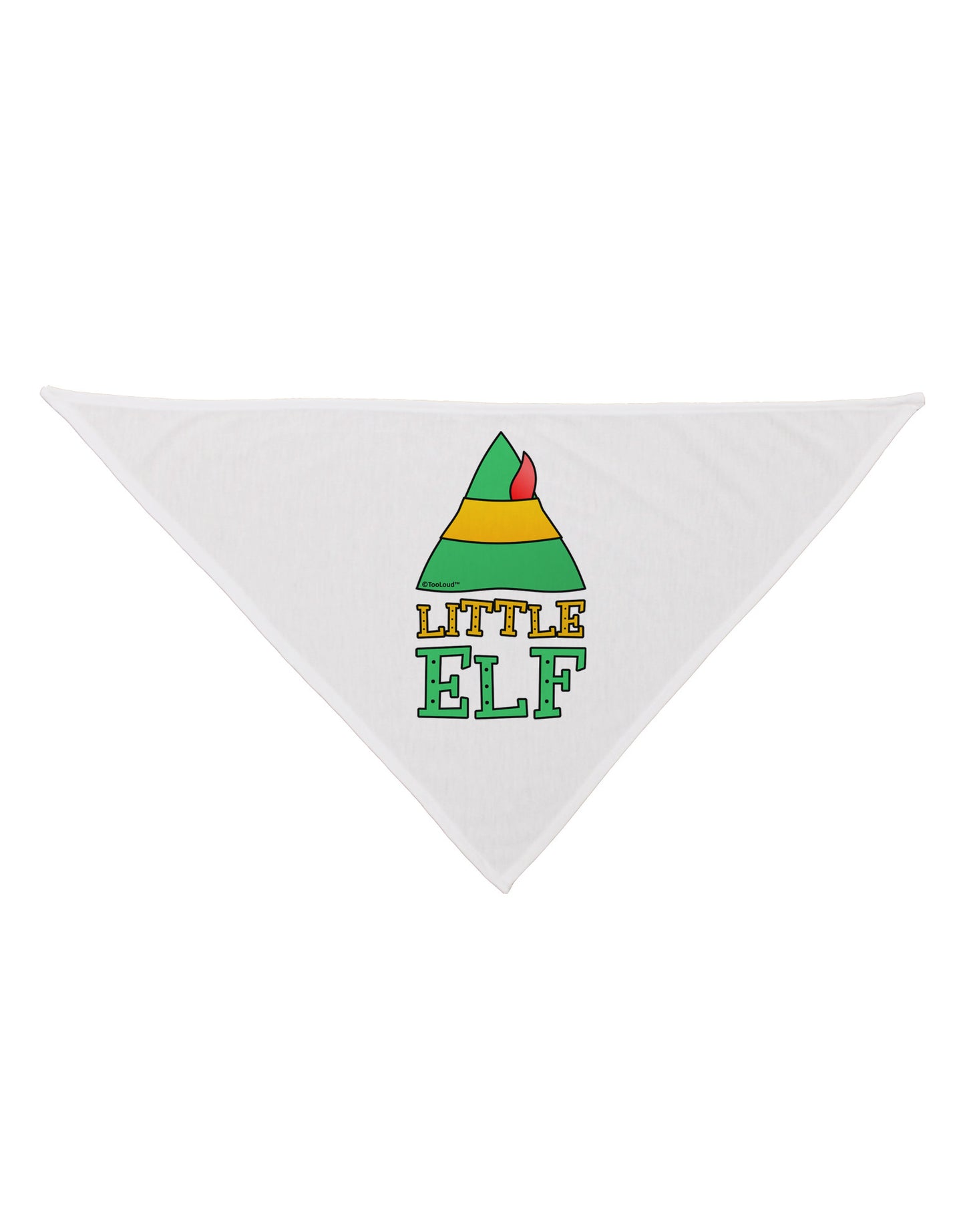 Matching Christmas Design - Elf Family - Little Elf Dog Bandana 26 by TooLoud-Dog Bandana-TooLoud-White-One-Size-Fits-Most-Davson Sales