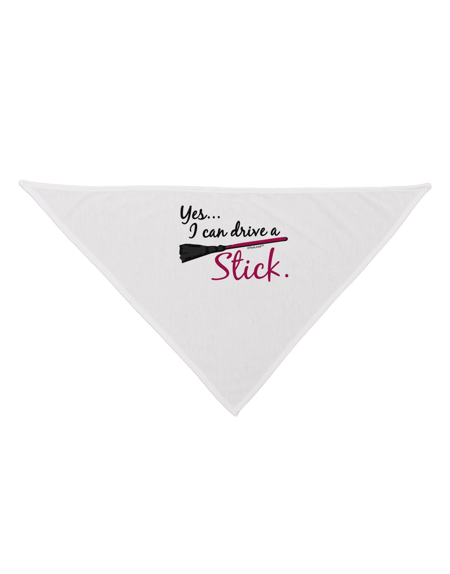 Drive Stick Pink Dog Bandana 26-Dog Bandana-TooLoud-White-One-Size-Fits-Most-Davson Sales