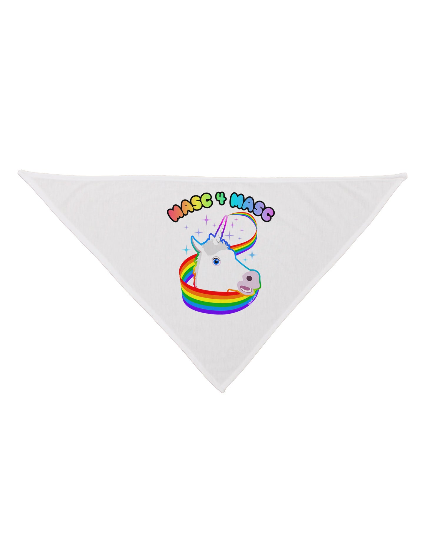 Masc 4 Masc Pranciful Unicorn Dog Bandana 26-Dog Bandana-TooLoud-White-One-Size-Fits-Most-Davson Sales