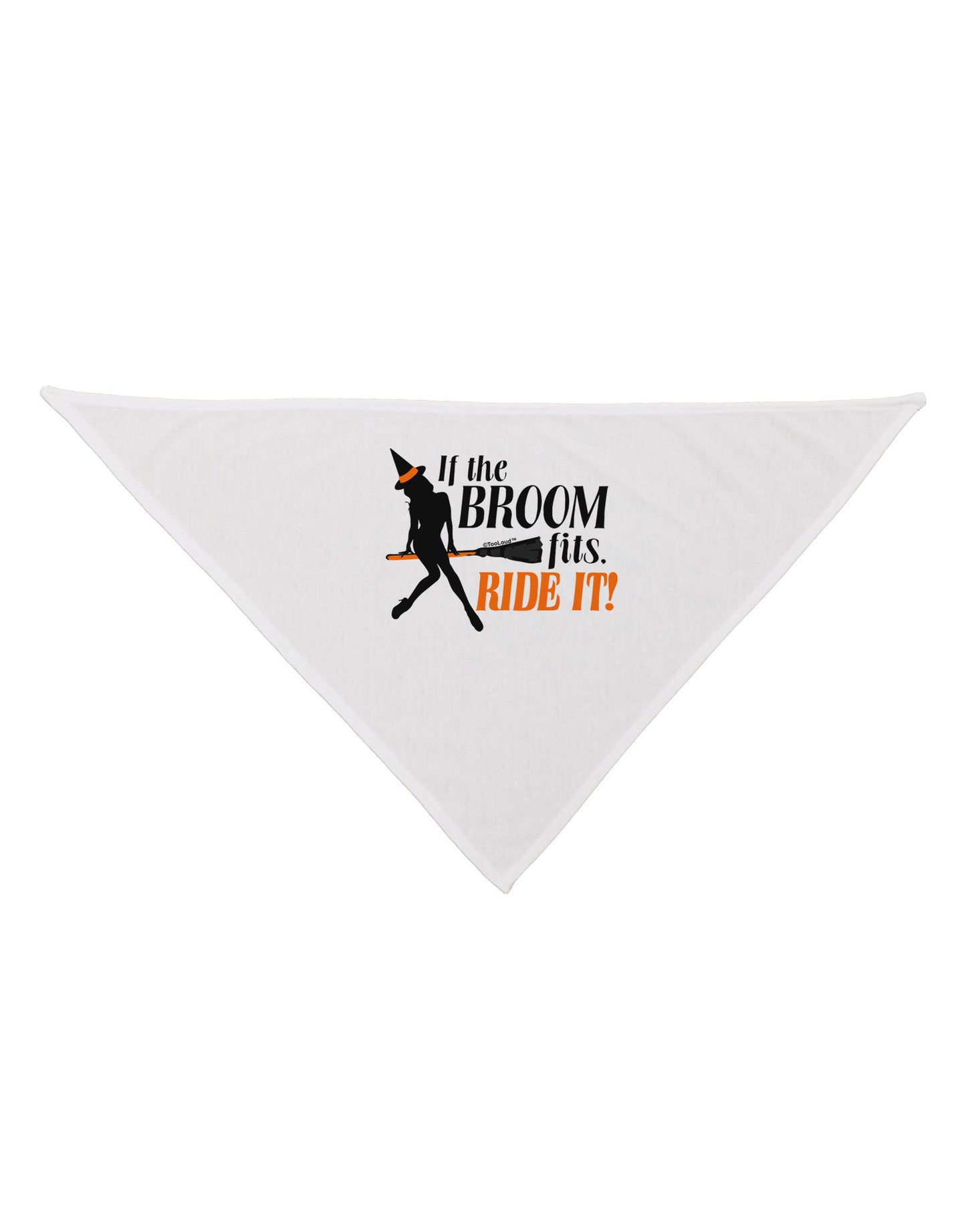 Ride It Orange Dog Bandana 26-Dog Bandana-TooLoud-White-One-Size-Fits-Most-Davson Sales