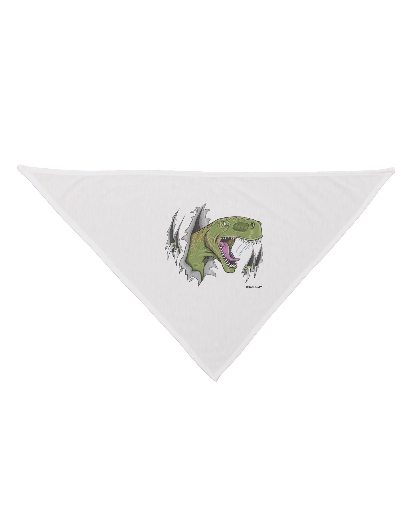Green Dinosaur Breaking Free Dog Bandana 26 by TooLoud-Dog Bandana-TooLoud-White-One-Size-Fits-Most-Davson Sales