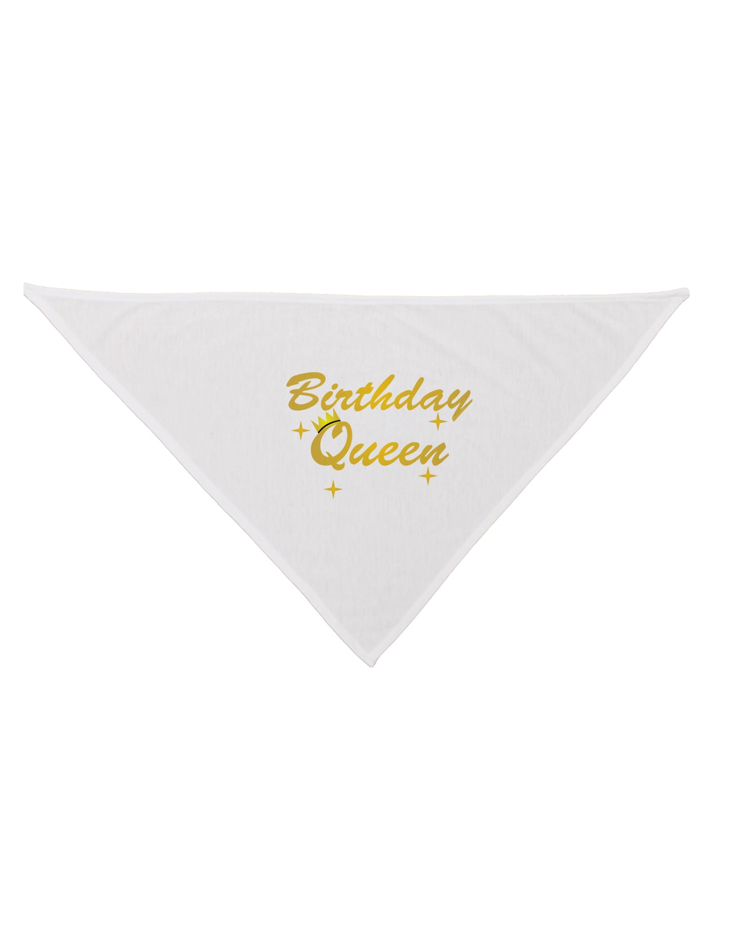 Birthday Queen Text Dog Bandana 26 by TooLoud-TooLoud-White-One-Size-Fits-Most-Davson Sales