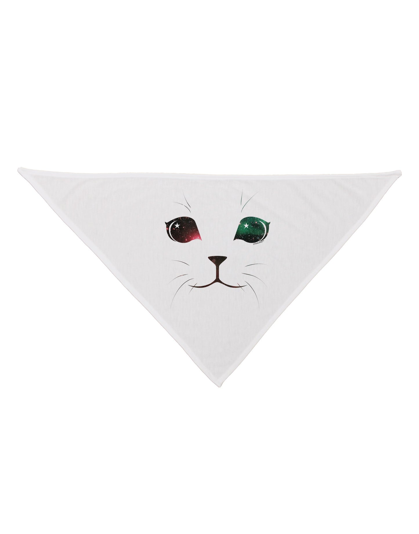 Adorable Space Cat Dog Bandana 26" by-Dog Bandana-TooLoud-White-One-Size-Fits-Most-Davson Sales