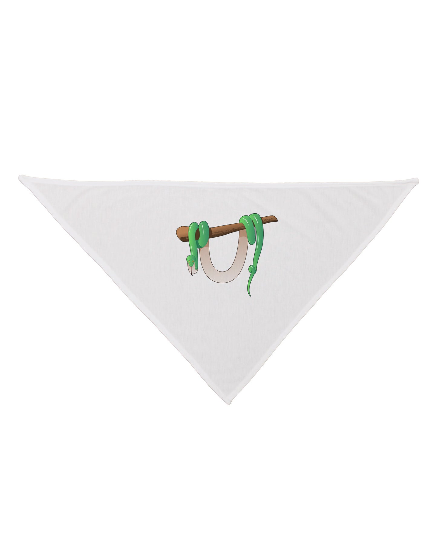 Anaconda Design Green Dog Bandana 26-Dog Bandana-TooLoud-White-One-Size-Fits-Most-Davson Sales