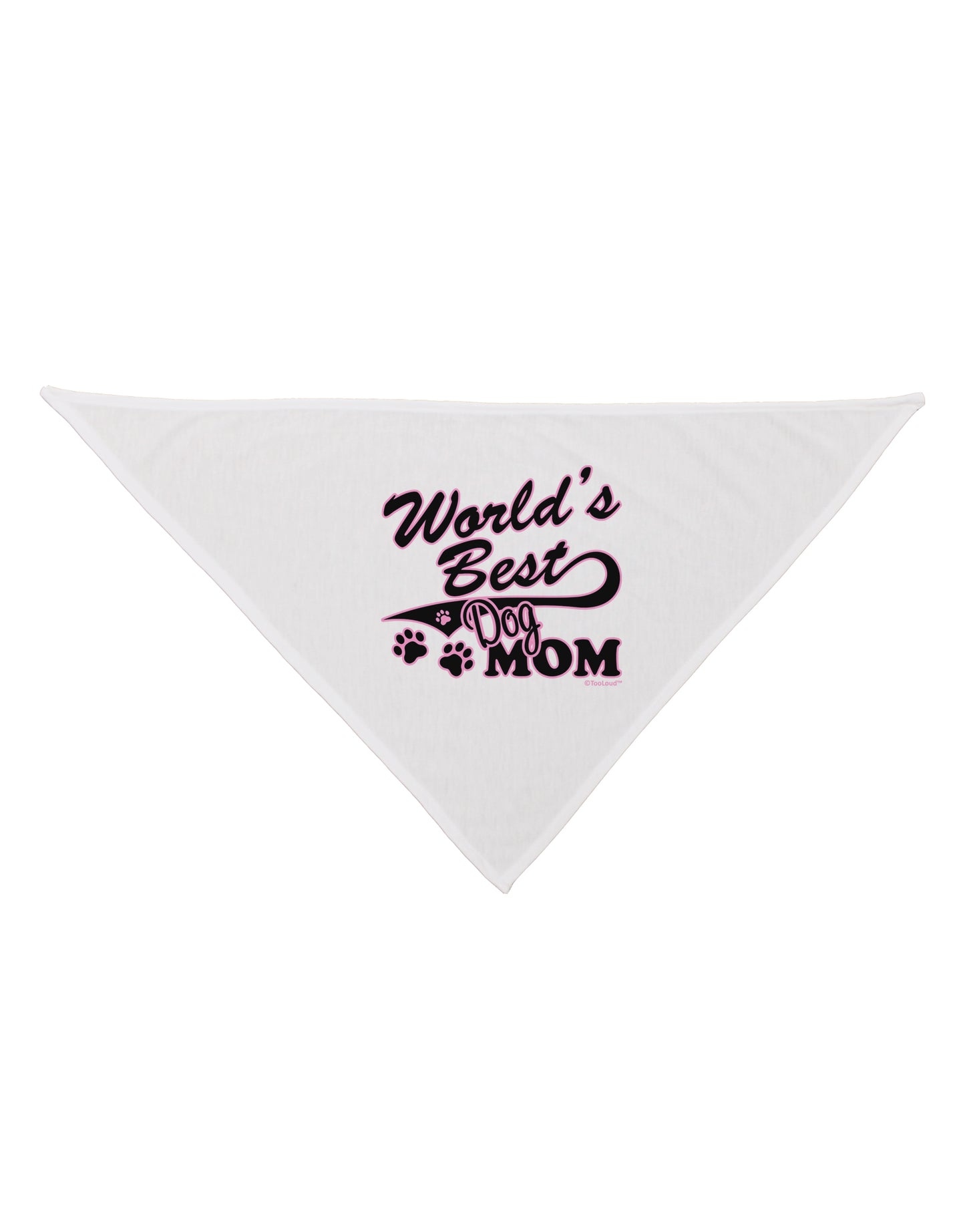 World's Best Dog Mom Dog Bandana 26 by TooLoud-Dog Bandana-TooLoud-White-One-Size-Fits-Most-Davson Sales