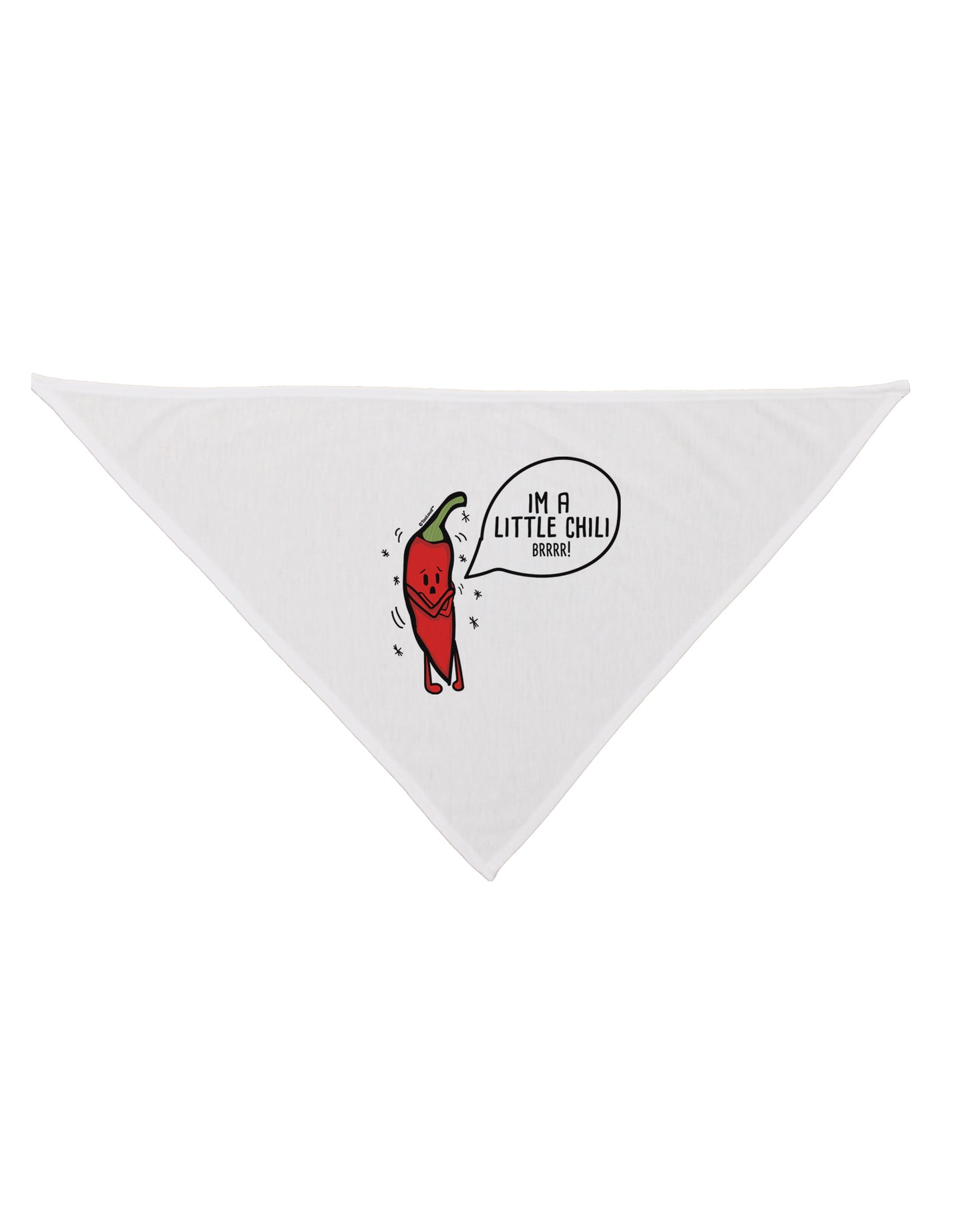 I'm a Little Chilli Dog Bandana 26 Inch-Dog Bandana-TooLoud-White-One-Size-Fits-Most-Davson Sales