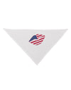 American Flag Lipstick Dog Bandana 26"-Dog Bandana-TooLoud-White-One-Size-Fits-Most-Davson Sales