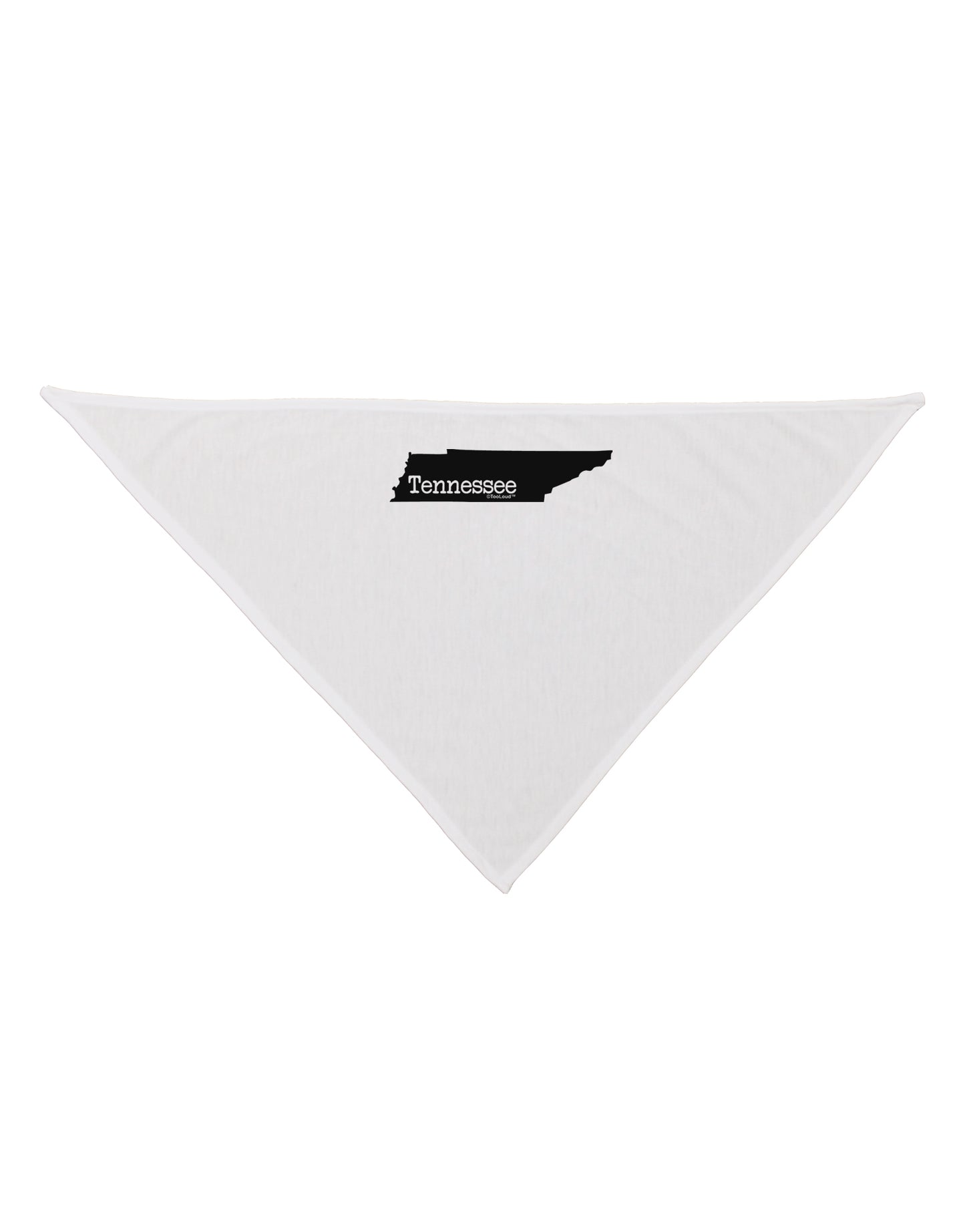 Tennessee - United States Shape Dog Bandana 26 by TooLoud-Dog Bandana-TooLoud-White-One-Size-Fits-Most-Davson Sales