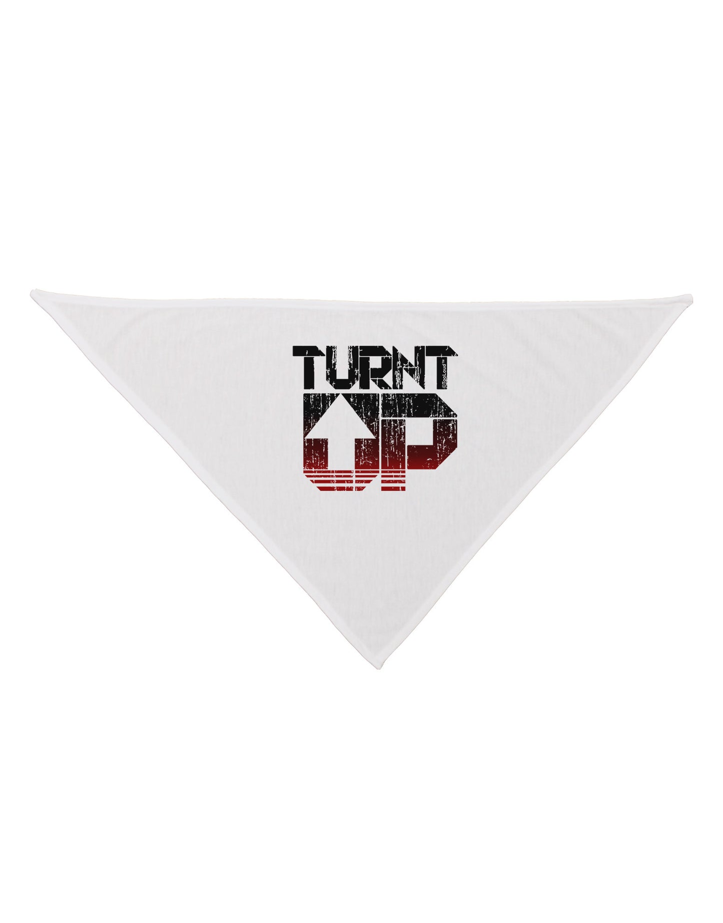 TooLoud Turnt Up Distressed Dog Bandana 26-Dog Bandana-TooLoud-White-One-Size-Fits-Most-Davson Sales