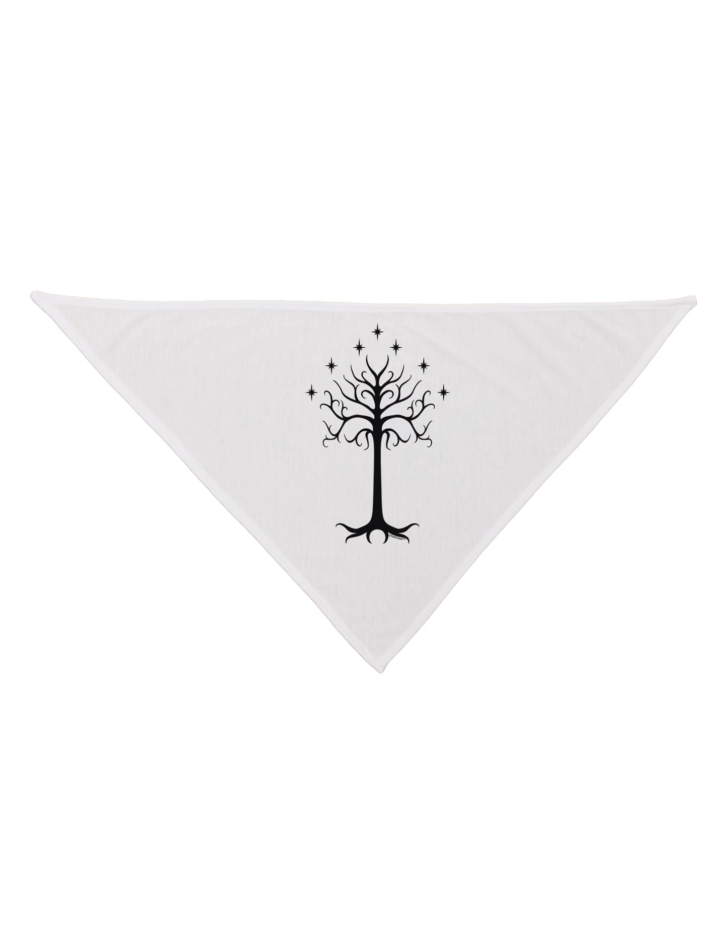 The Royal White Tree Dog Bandana 26 by TooLoud-Dog Bandana-TooLoud-White-One-Size-Fits-Most-Davson Sales