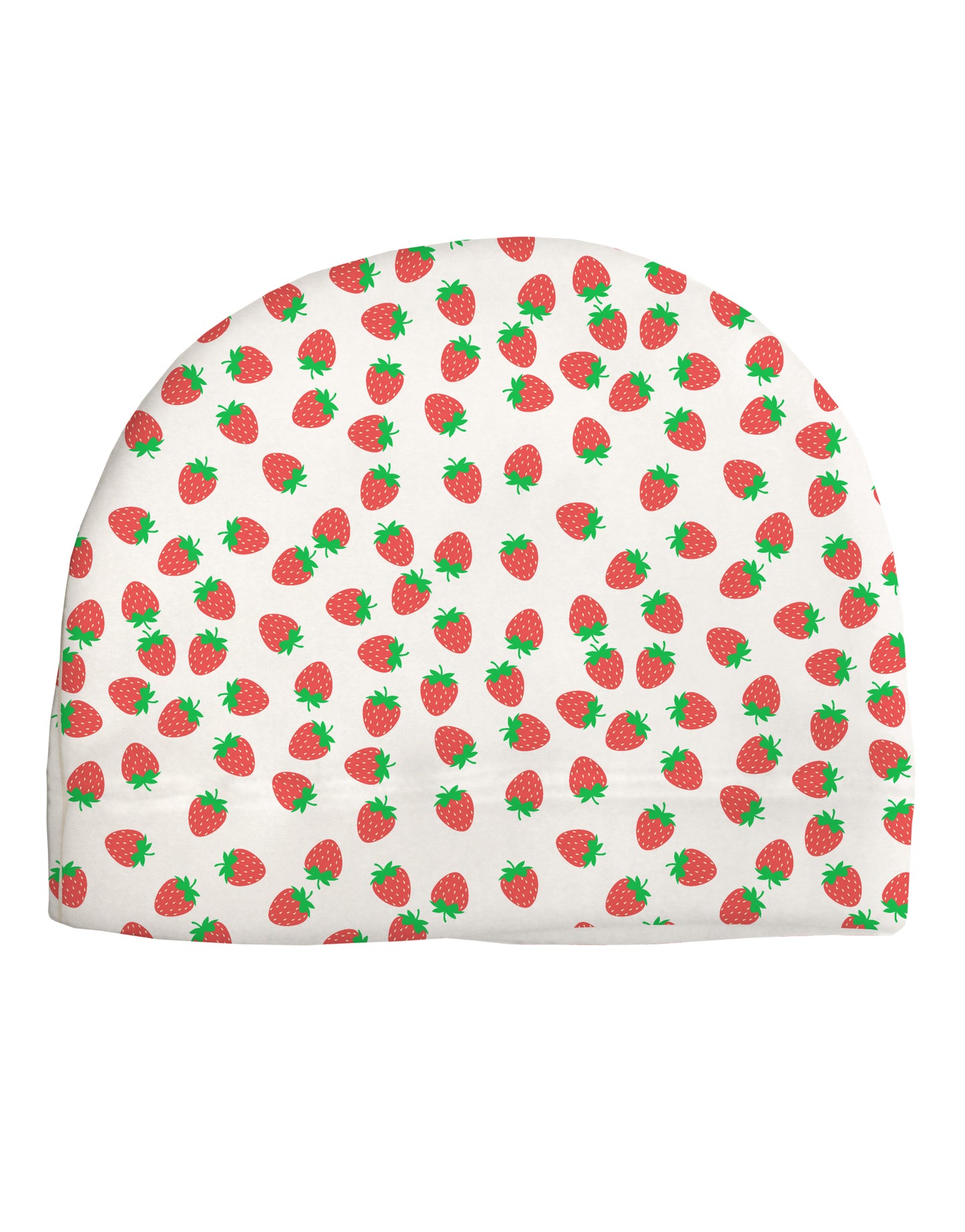 Strawberries Everywhere Adult Fleece Beanie Cap Hat by TooLoud-Beanie-TooLoud-White-One-Size-Fits-Most-Davson Sales