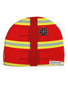 Firefighter Red AOP Adult Fleece Beanie Cap Hat All Over Print-Beanie-TooLoud-White-One-Size-Fits-Most-Davson Sales