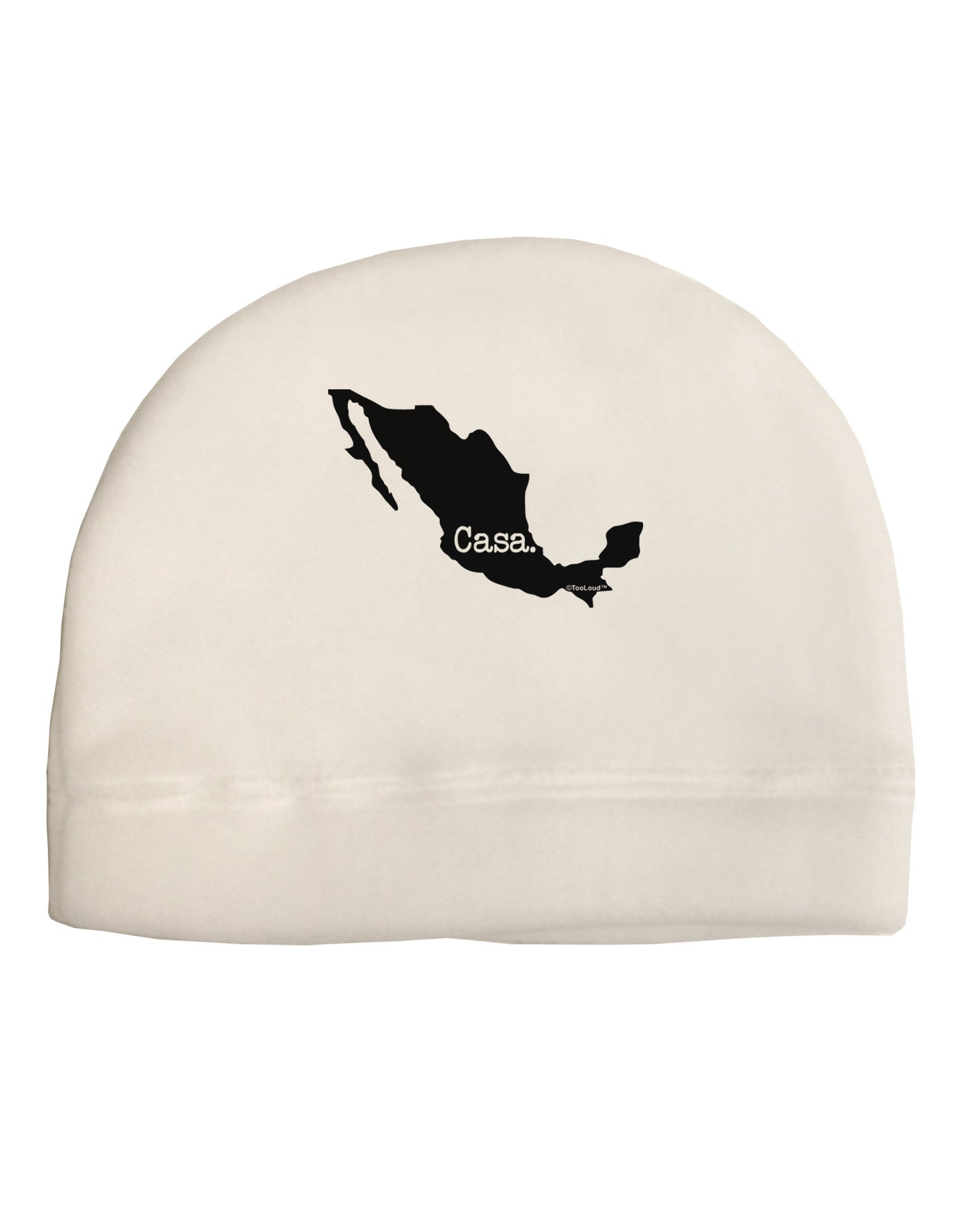 Mexico - Casa - Cinco De Mayo Adult Fleece Beanie Cap Hat-Beanie-TooLoud-White-One-Size-Fits-Most-Davson Sales