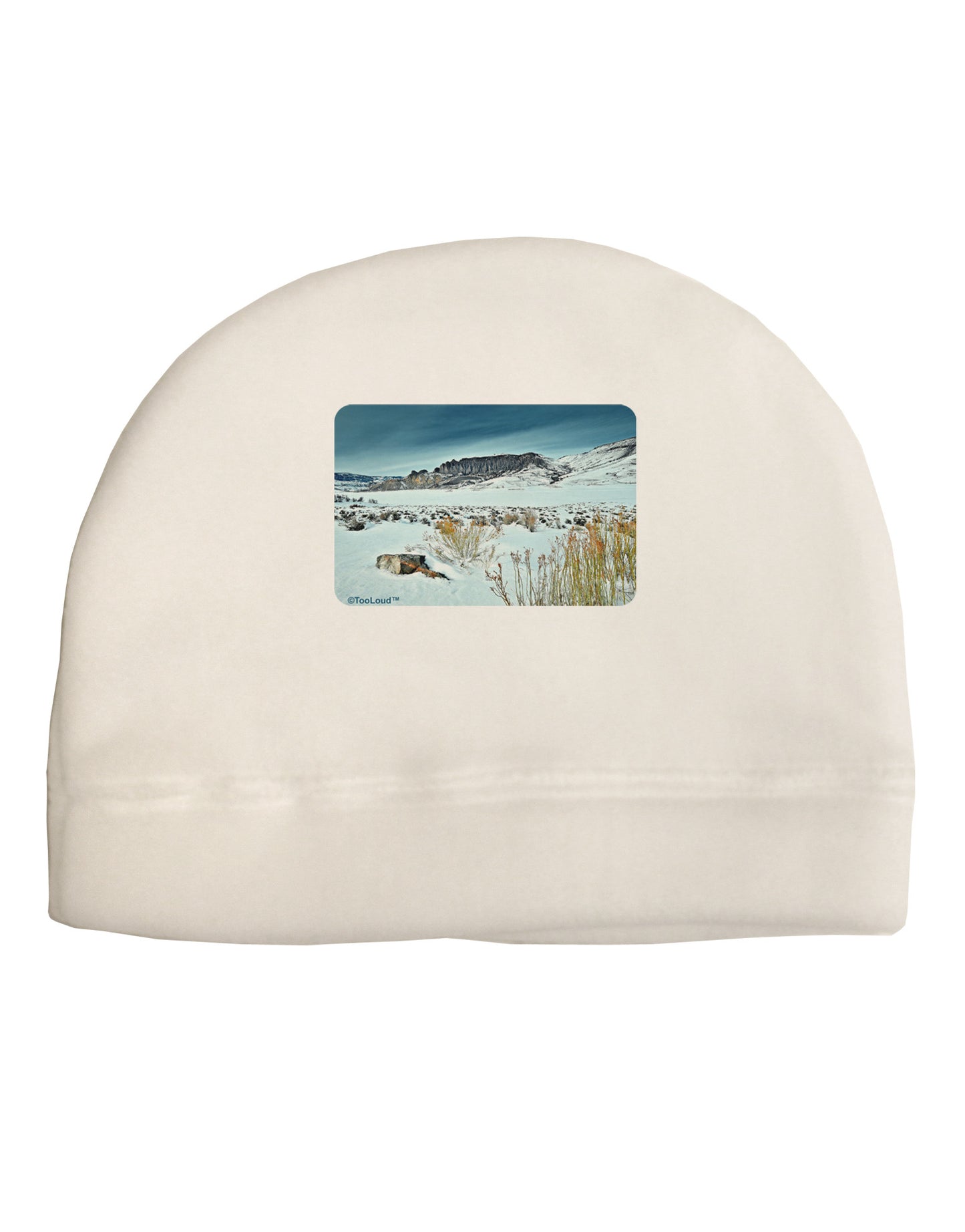 CO Snow Scene Child Fleece Beanie Cap Hat-Beanie-TooLoud-White-One-Size-Fits-Most-Davson Sales