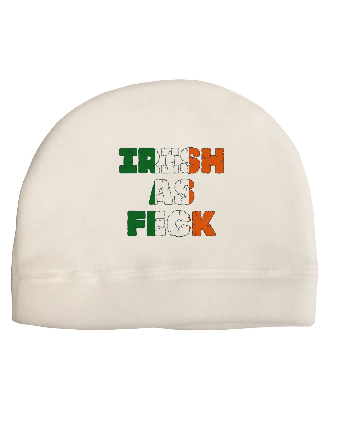 Irish As Feck Funny Adult Fleece Beanie Cap Hat by TooLoud-TooLoud-White-One-Size-Fits-Most-Davson Sales