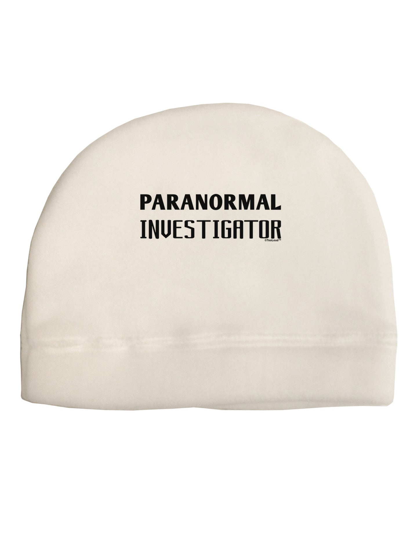 Paranormal Investigator Adult Fleece Beanie Cap Hat-Beanie-TooLoud-White-One-Size-Fits-Most-Davson Sales
