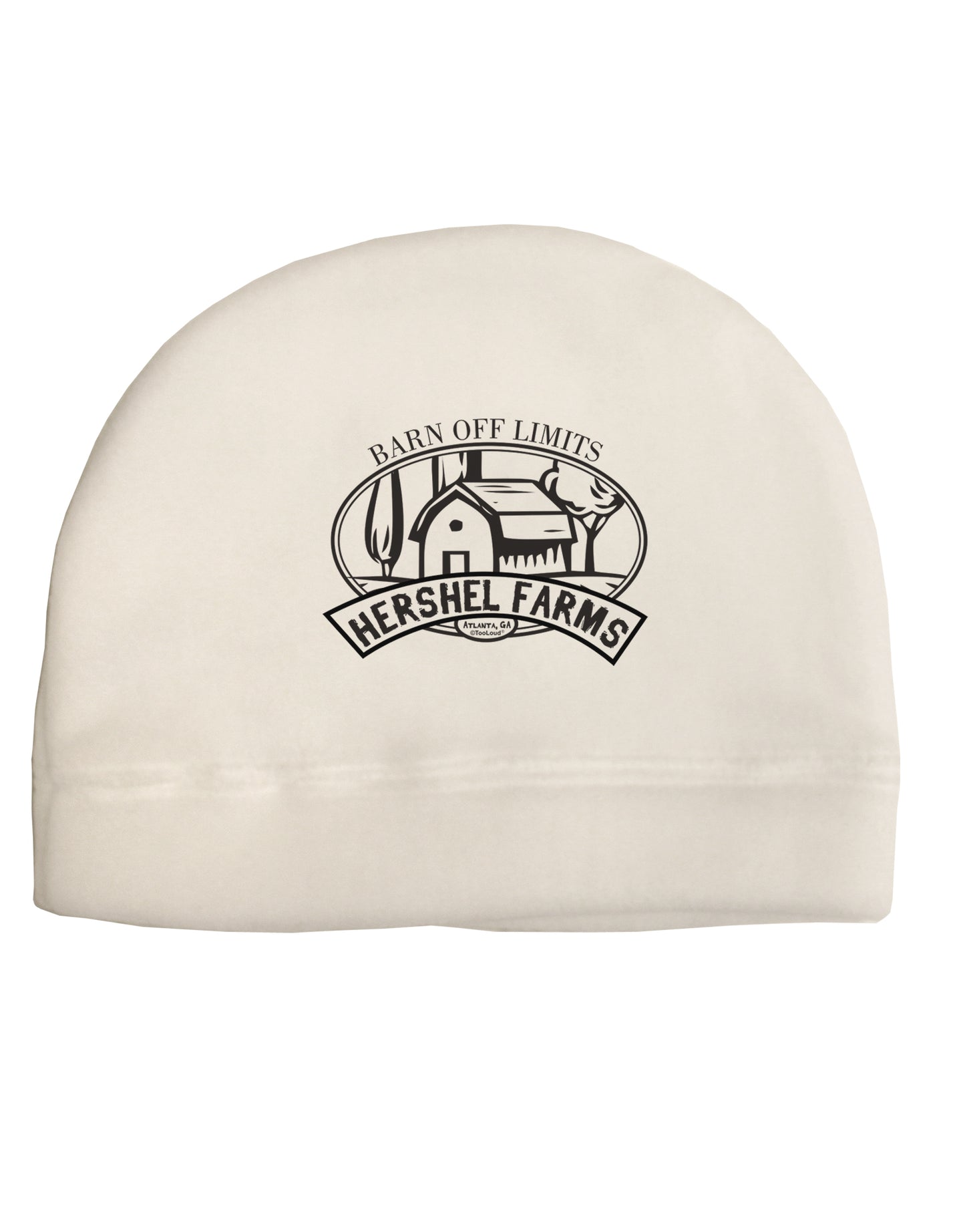 Hershel Farms Adult Fleece Beanie Cap Hat by TooLoud-TooLoud-White-One-Size-Fits-Most-Davson Sales